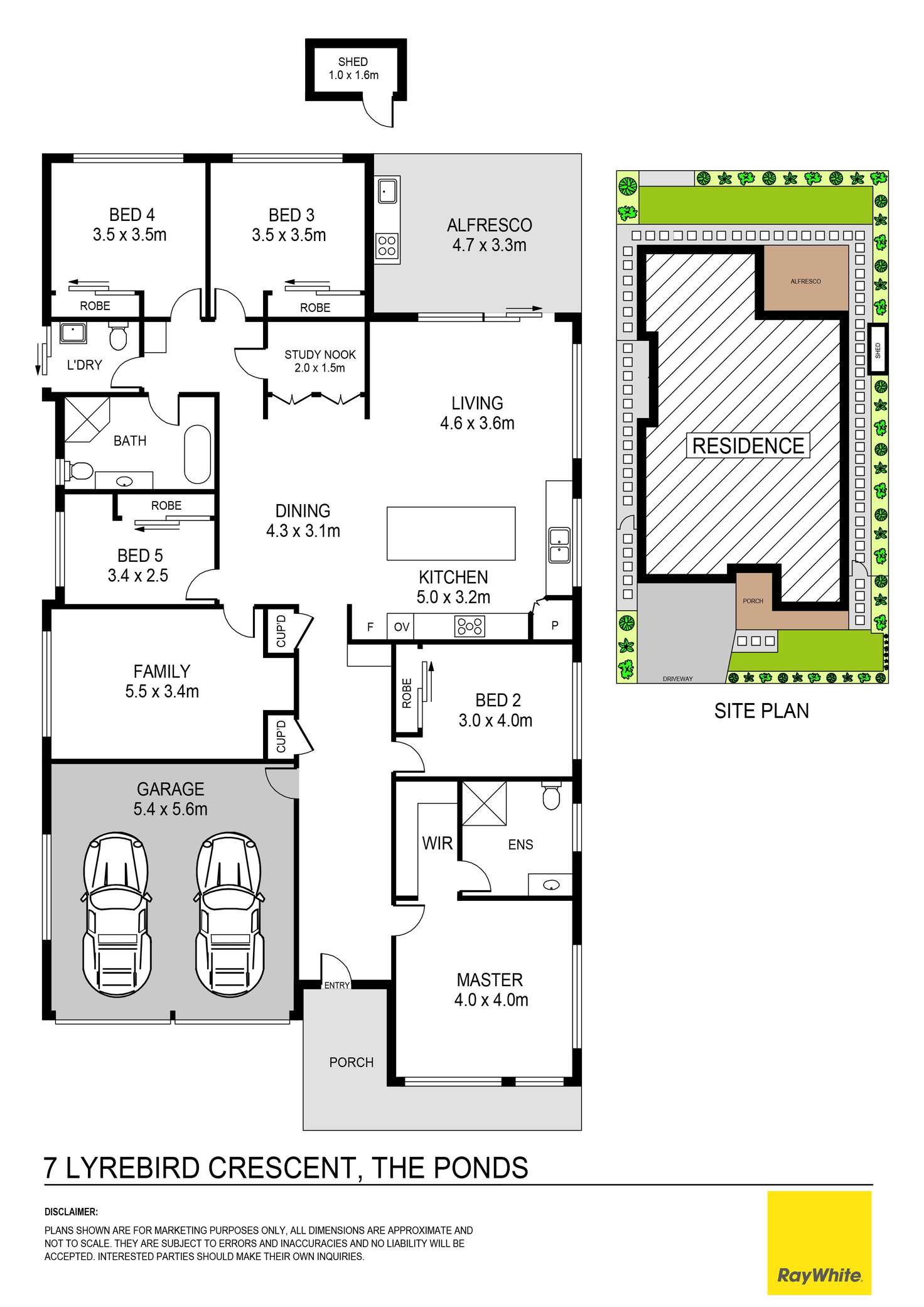 Floorplan of Homely house listing, 7 Lyrebird Crescent, The Ponds NSW 2769