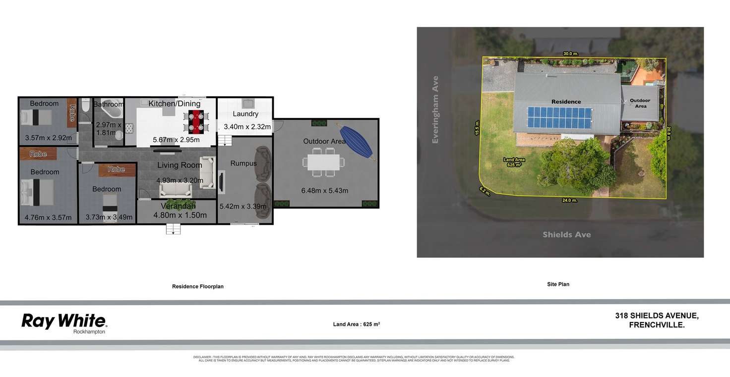 Floorplan of Homely house listing, 318 Shields Avenue, Frenchville QLD 4701