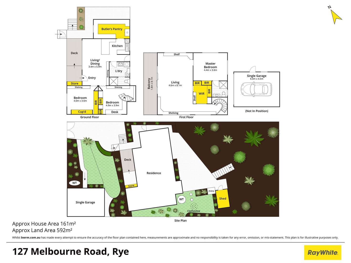 Floorplan of Homely house listing, 127 Melbourne Road, Rye VIC 3941