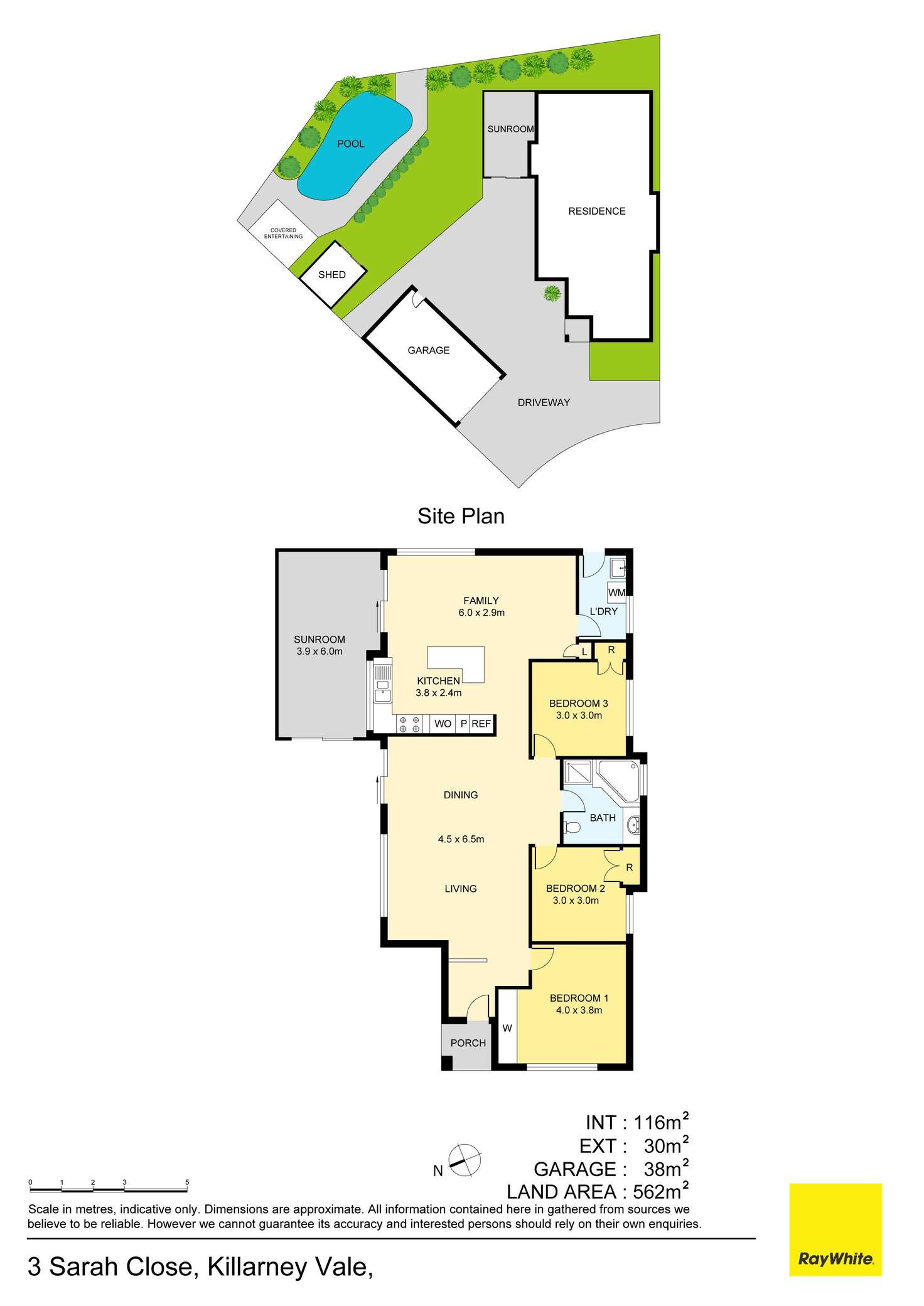 Floorplan of Homely house listing, 3 Sarah Close, Killarney Vale NSW 2261