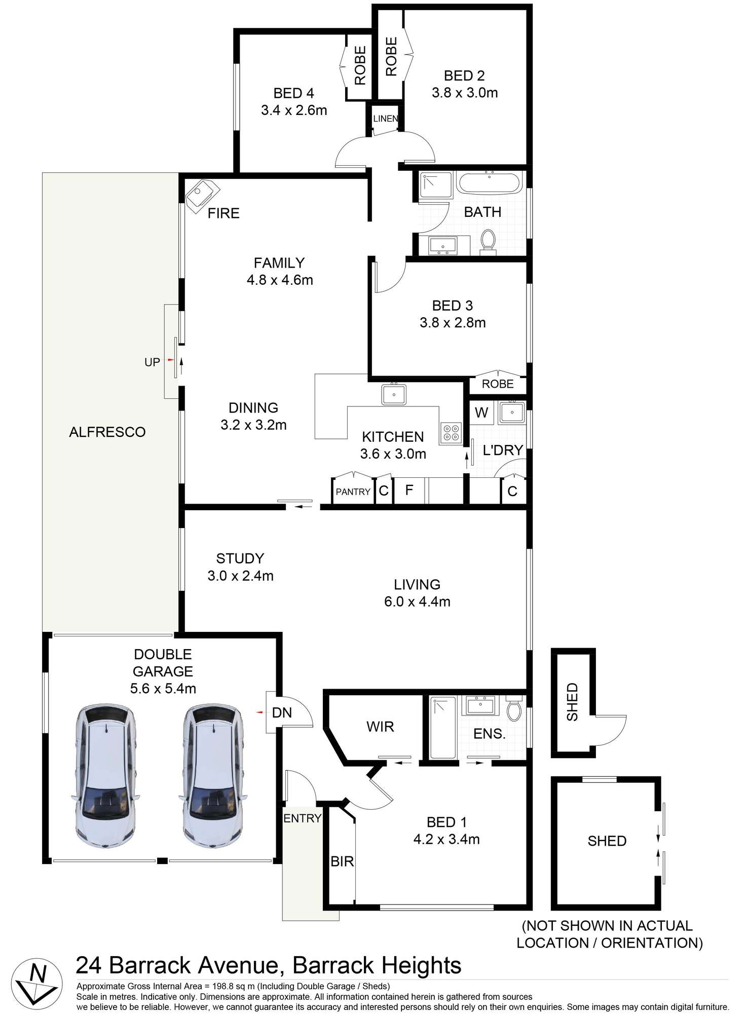 Floorplan of Homely house listing, 24 Barrack Avenue, Barrack Heights NSW 2528