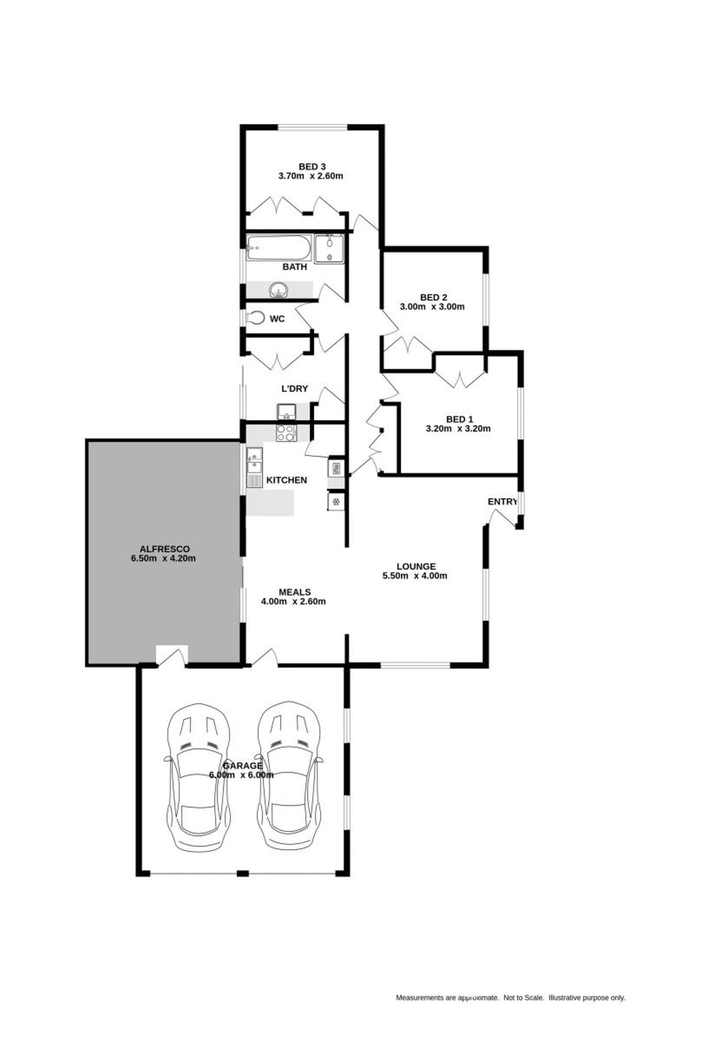 Floorplan of Homely house listing, 24 Handel Street, Glenroy NSW 2640