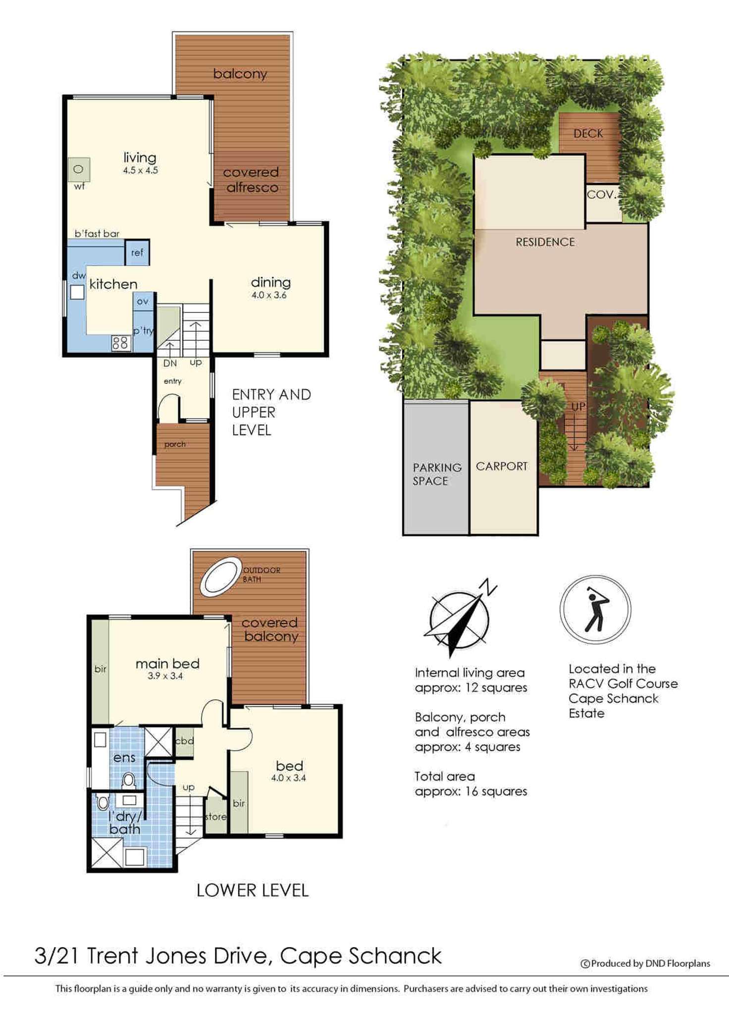 Floorplan of Homely house listing, 3/21 Trent Jones Drive, Cape Schanck VIC 3939