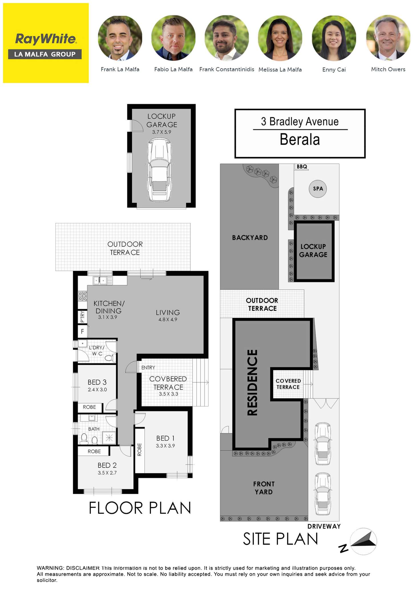 Floorplan of Homely house listing, 3 Bradley Avenue, Berala NSW 2141
