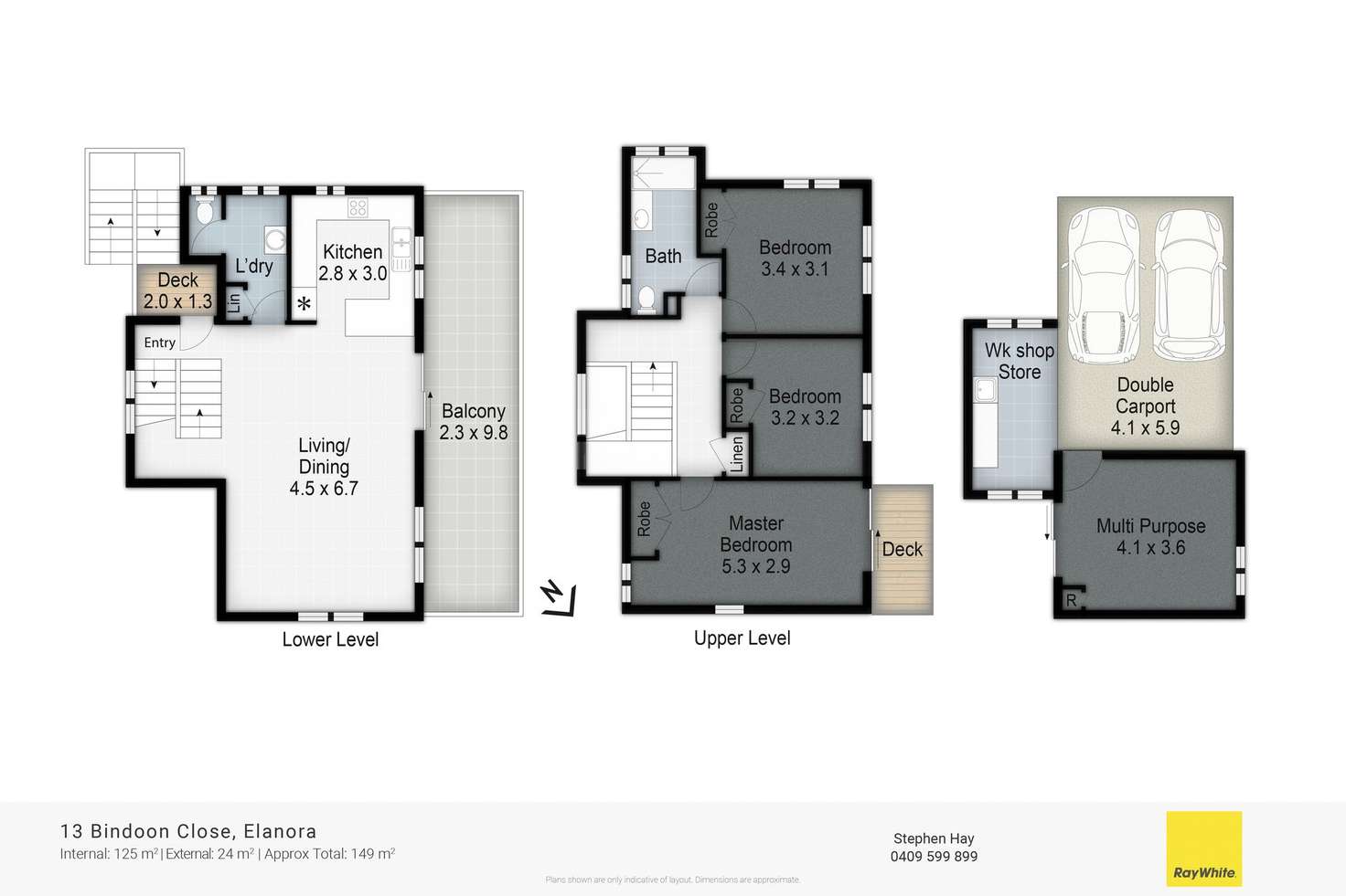 Floorplan of Homely house listing, 13 Bindoon Close, Elanora QLD 4221