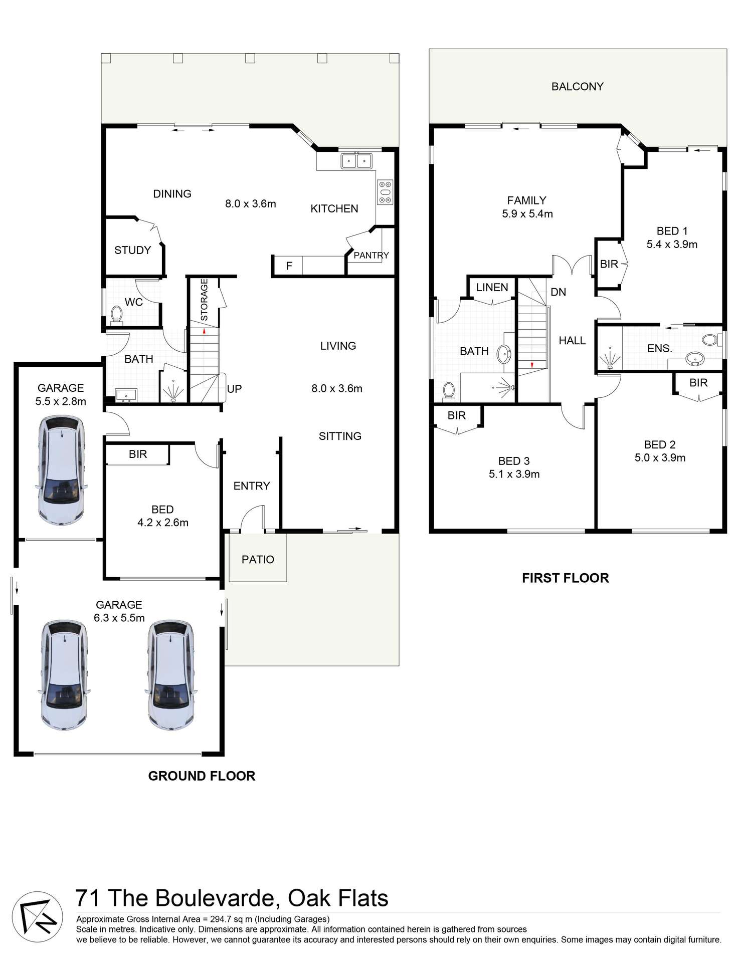 Floorplan of Homely house listing, 71 The Boulevarde, Oak Flats NSW 2529