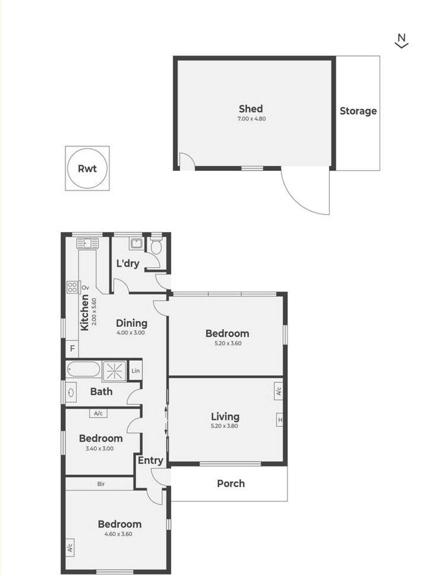 Floorplan of Homely house listing, 70 Albert Street, Clarence Gardens SA 5039