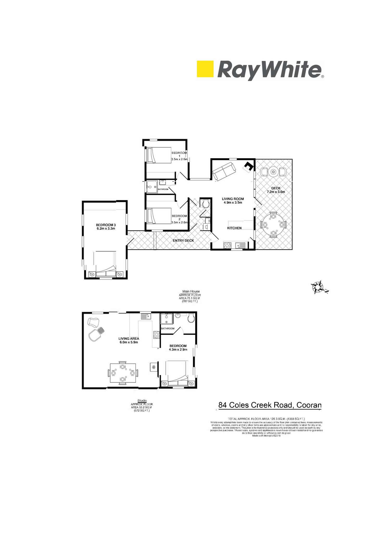 Floorplan of Homely acreageSemiRural listing, 84 Coles Creek Road, Cooran QLD 4569