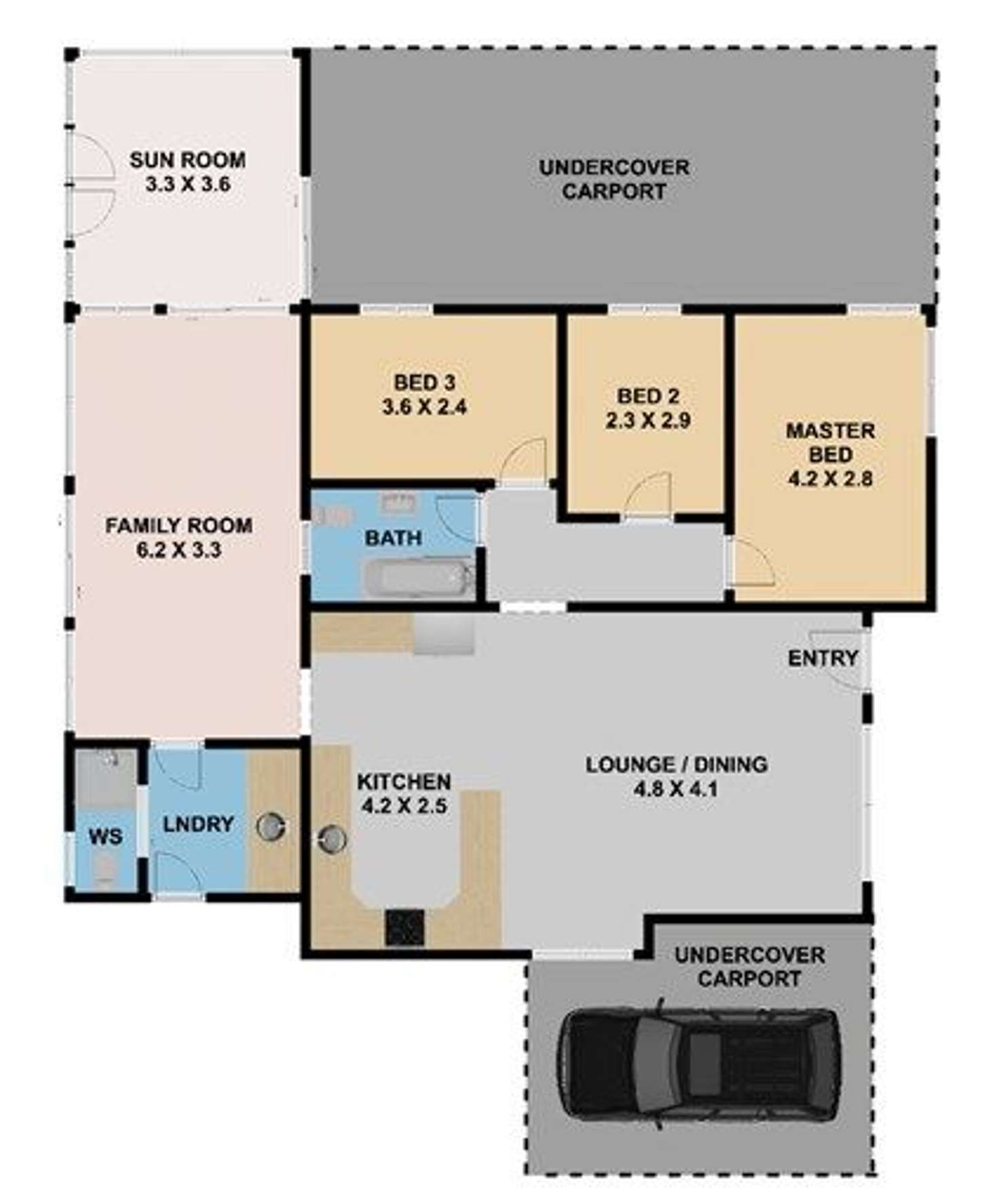 Floorplan of Homely house listing, 6 Cartwright Street, South Windsor NSW 2756