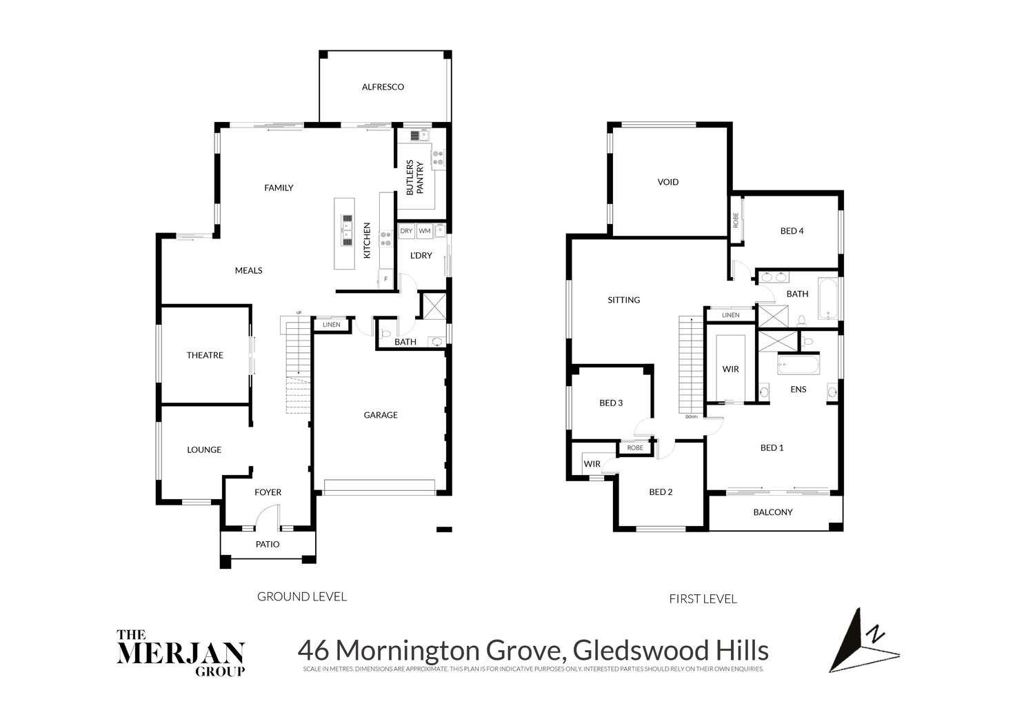 Floorplan of Homely house listing, 46 Mornington Grove, Gledswood Hills NSW 2557