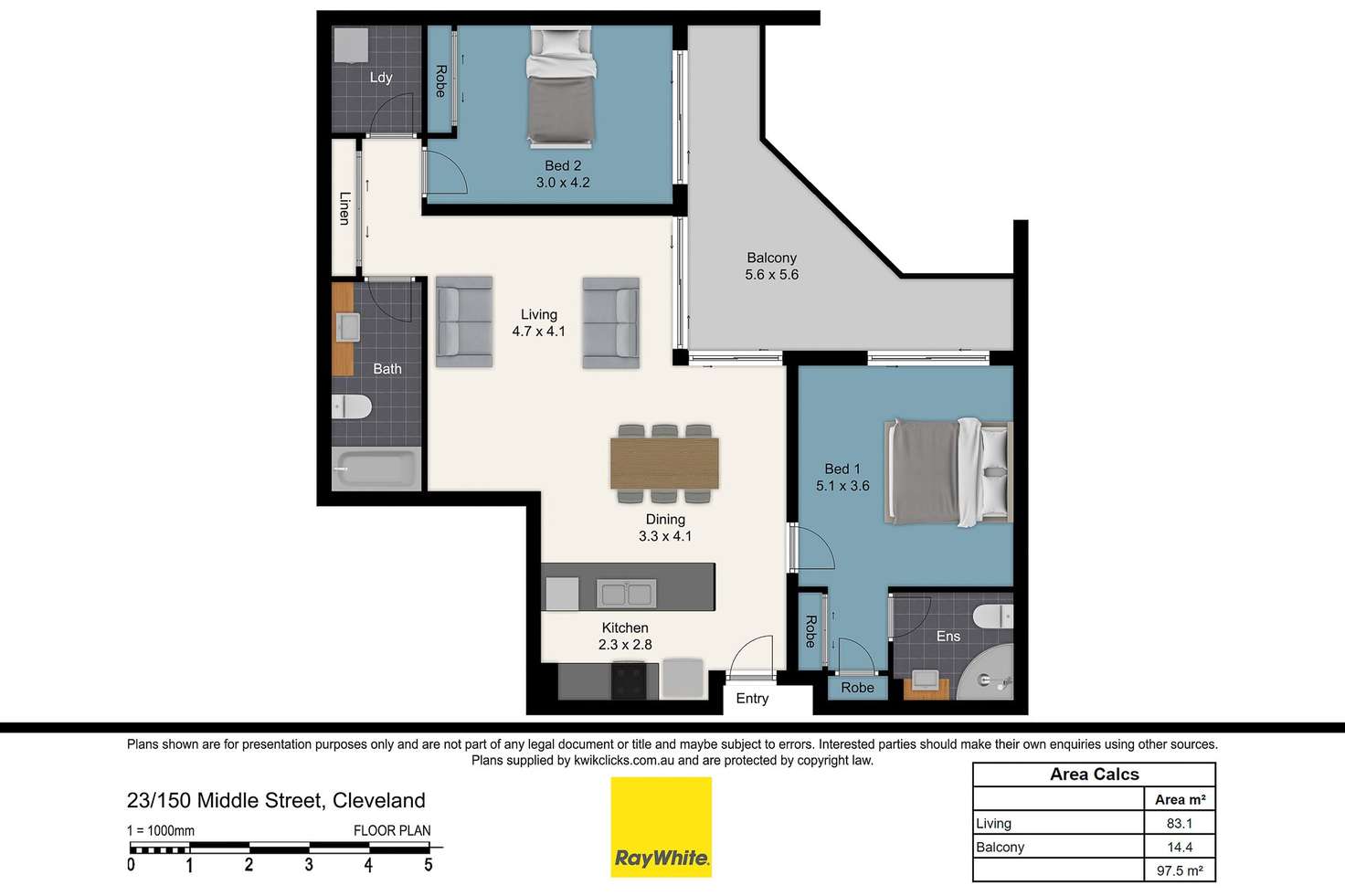 Floorplan of Homely apartment listing, 23/150 Middle Street, Cleveland QLD 4163