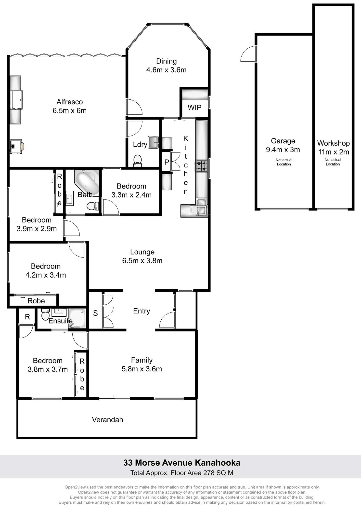 Floorplan of Homely house listing, 33 Morse Avenue, Kanahooka NSW 2530