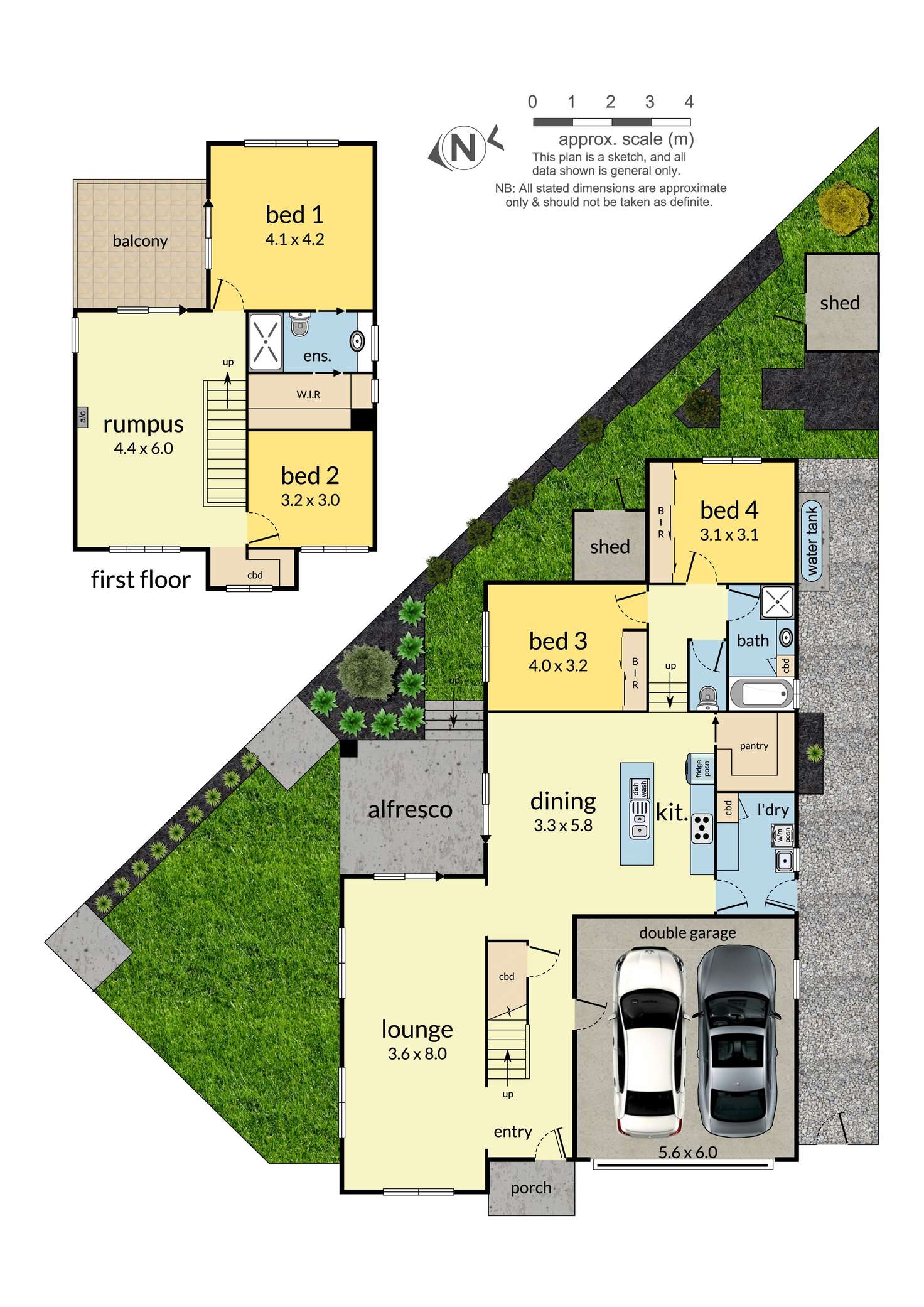 Floorplan of Homely townhouse listing, 3/22 Finch Street, Notting Hill VIC 3168