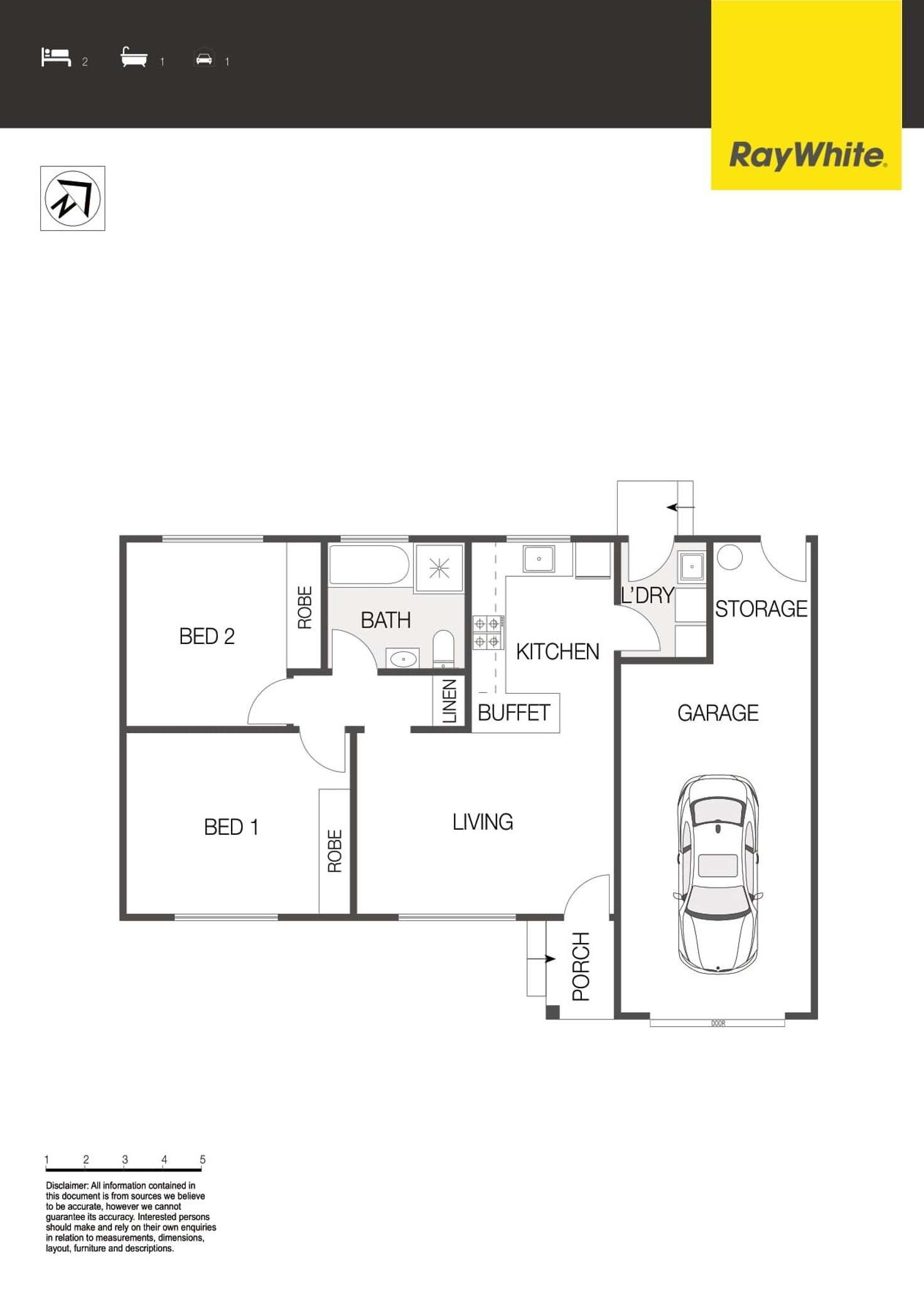 Floorplan of Homely house listing, 1 Giltinan Place, Holt ACT 2615