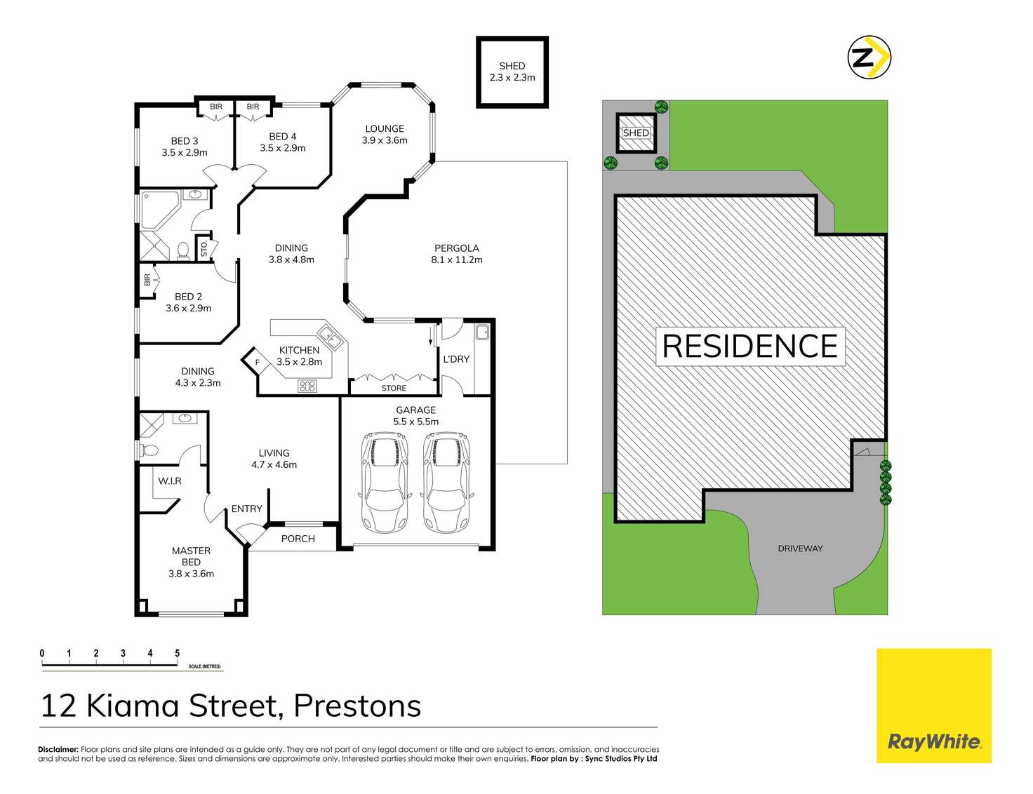 Floorplan of Homely house listing, 12 Kiama Street, Prestons NSW 2170