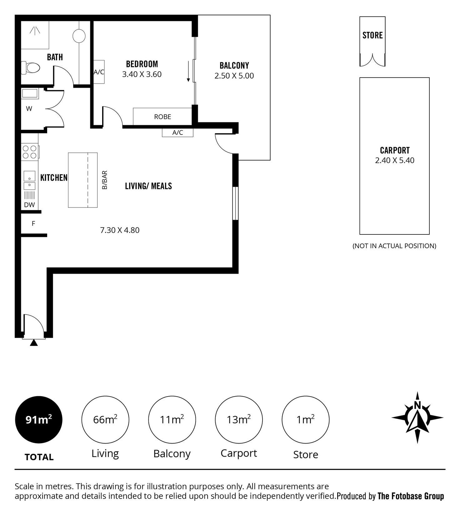 Floorplan of Homely apartment listing, 202/32 Henry Street, Tonsley SA 5042