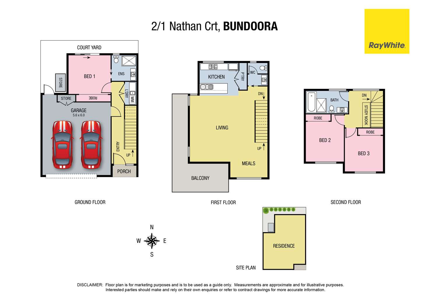 Floorplan of Homely residentialLand listing, 1 Nathan Court, Bundoora VIC 3083