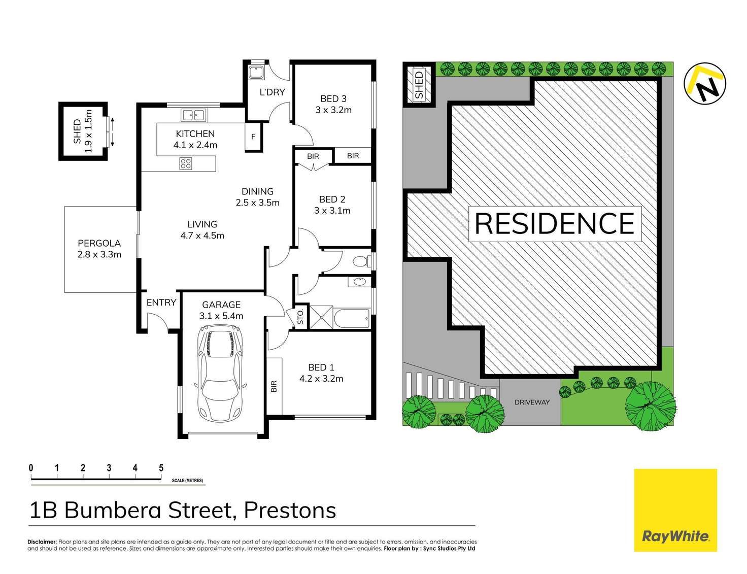 Floorplan of Homely house listing, 1B Bumbera Street, Prestons NSW 2170
