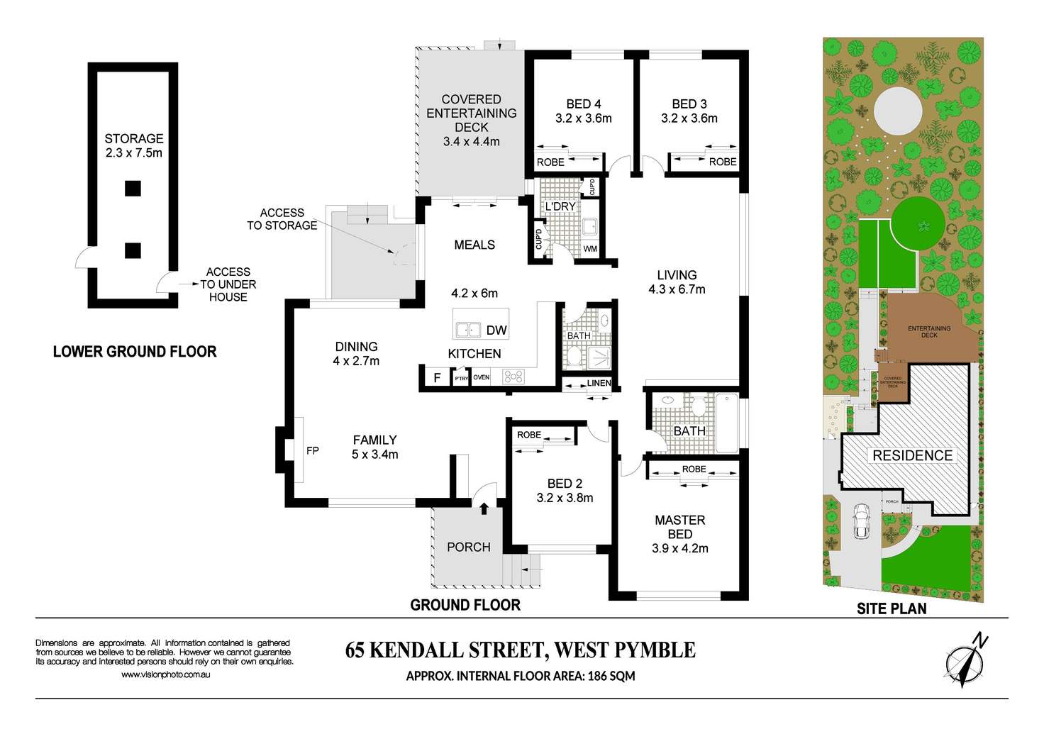Floorplan of Homely house listing, 65 Kendall Street, West Pymble NSW 2073