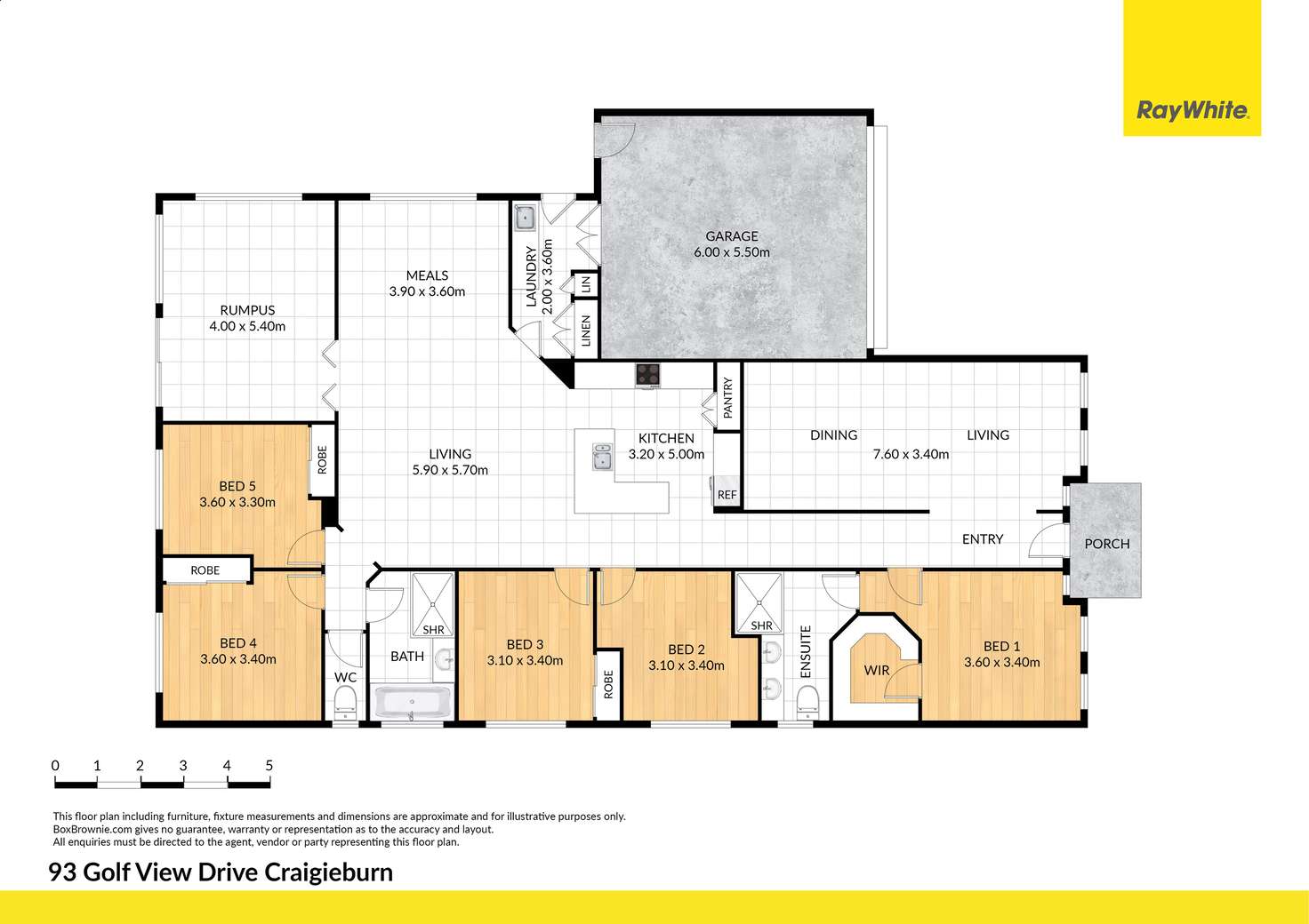 Floorplan of Homely house listing, 93 Golf View Drive, Craigieburn VIC 3064