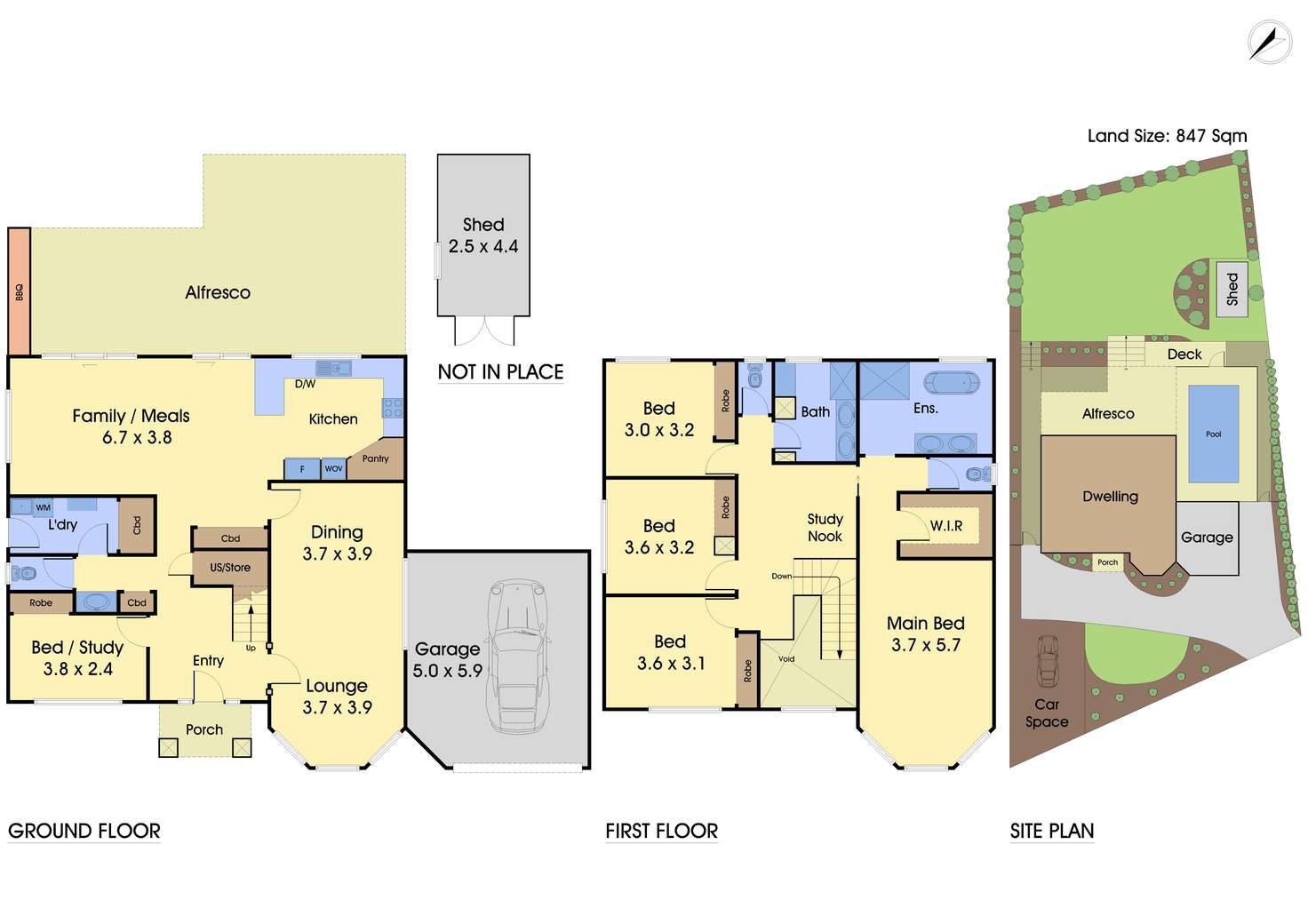 Floorplan of Homely house listing, 11 Gem Court, Diamond Creek VIC 3089