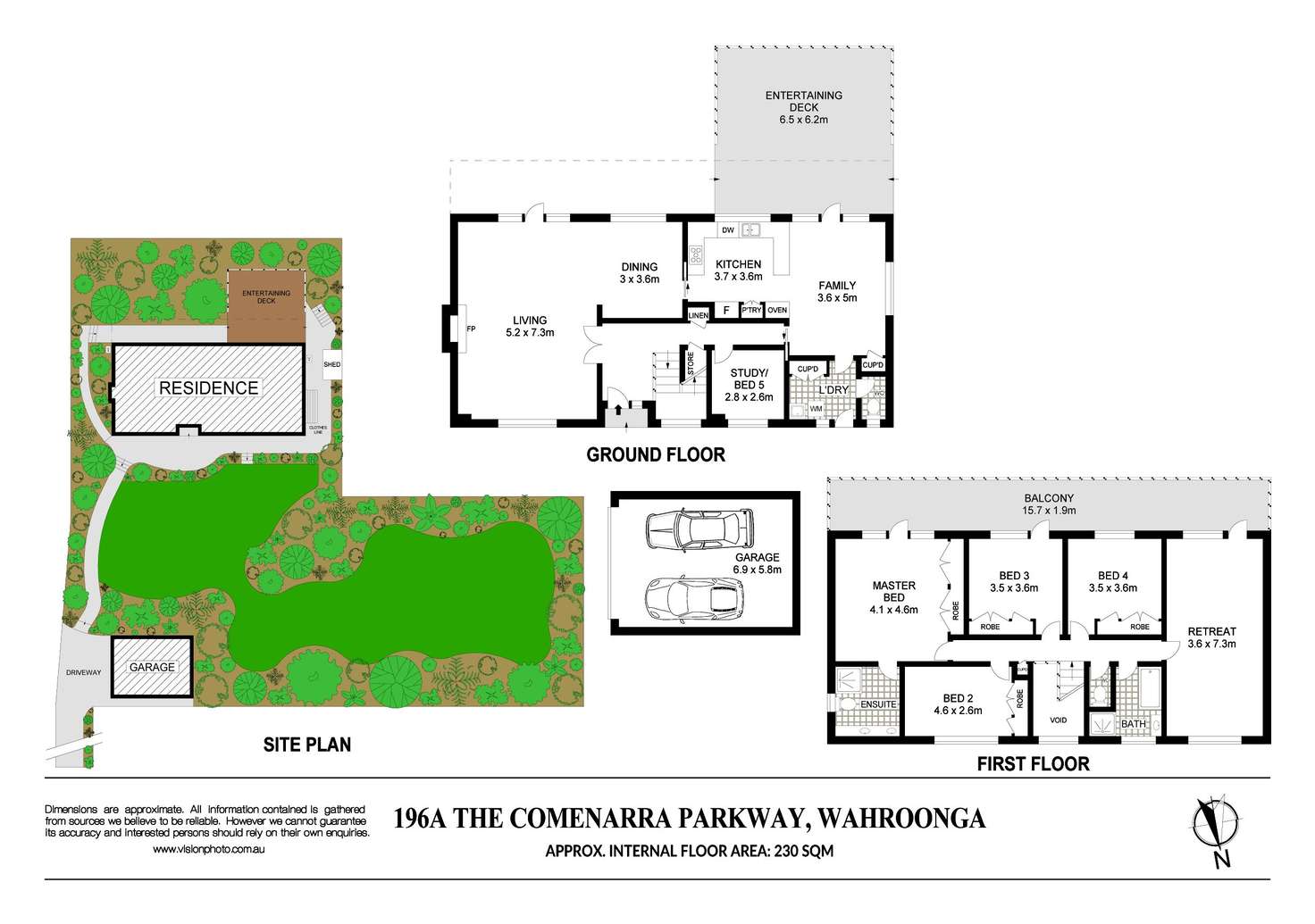 Floorplan of Homely house listing, 196A The Comenarra Parkway, Wahroonga NSW 2076