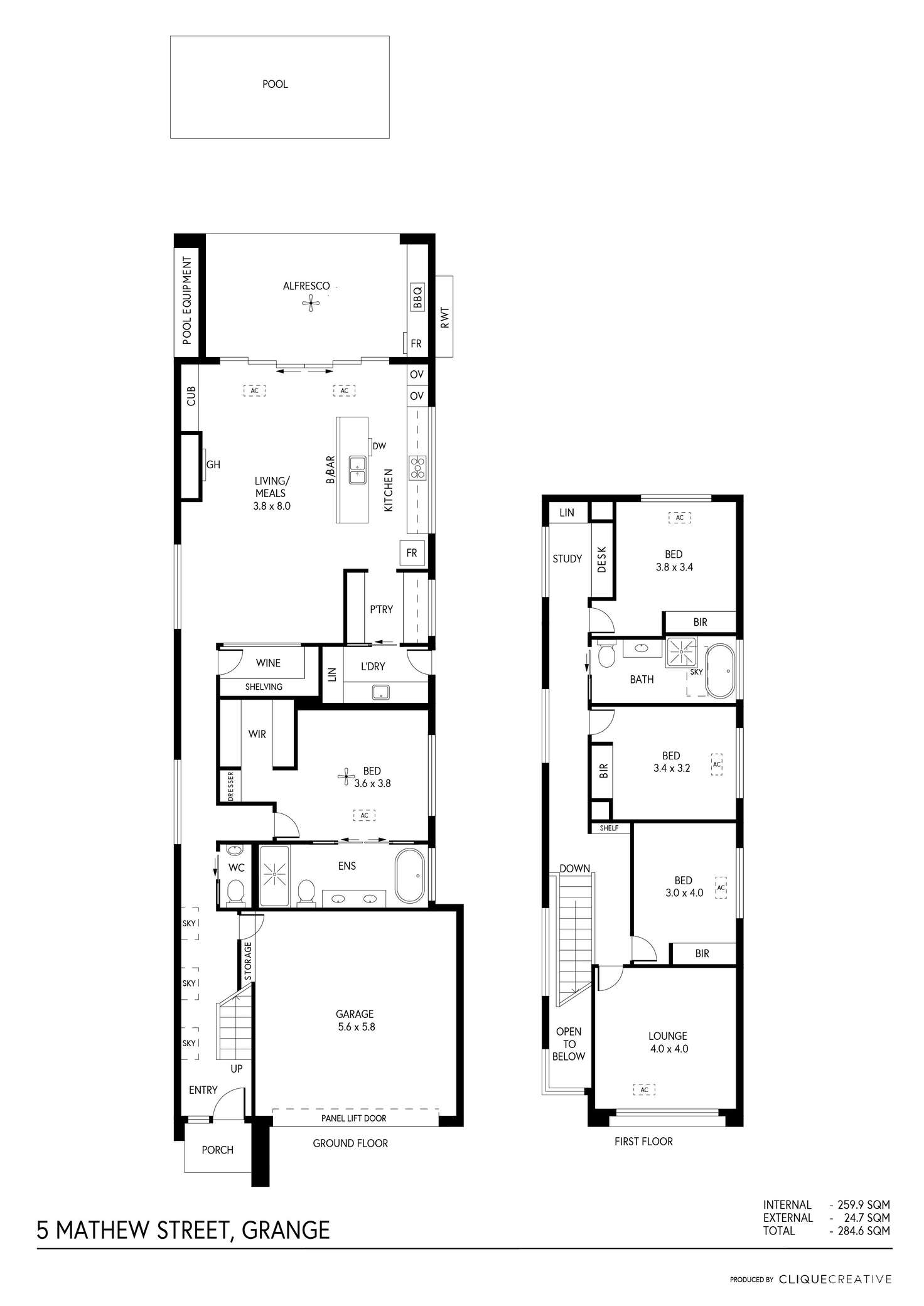 Floorplan of Homely house listing, 5 Matthew Street, Grange SA 5022