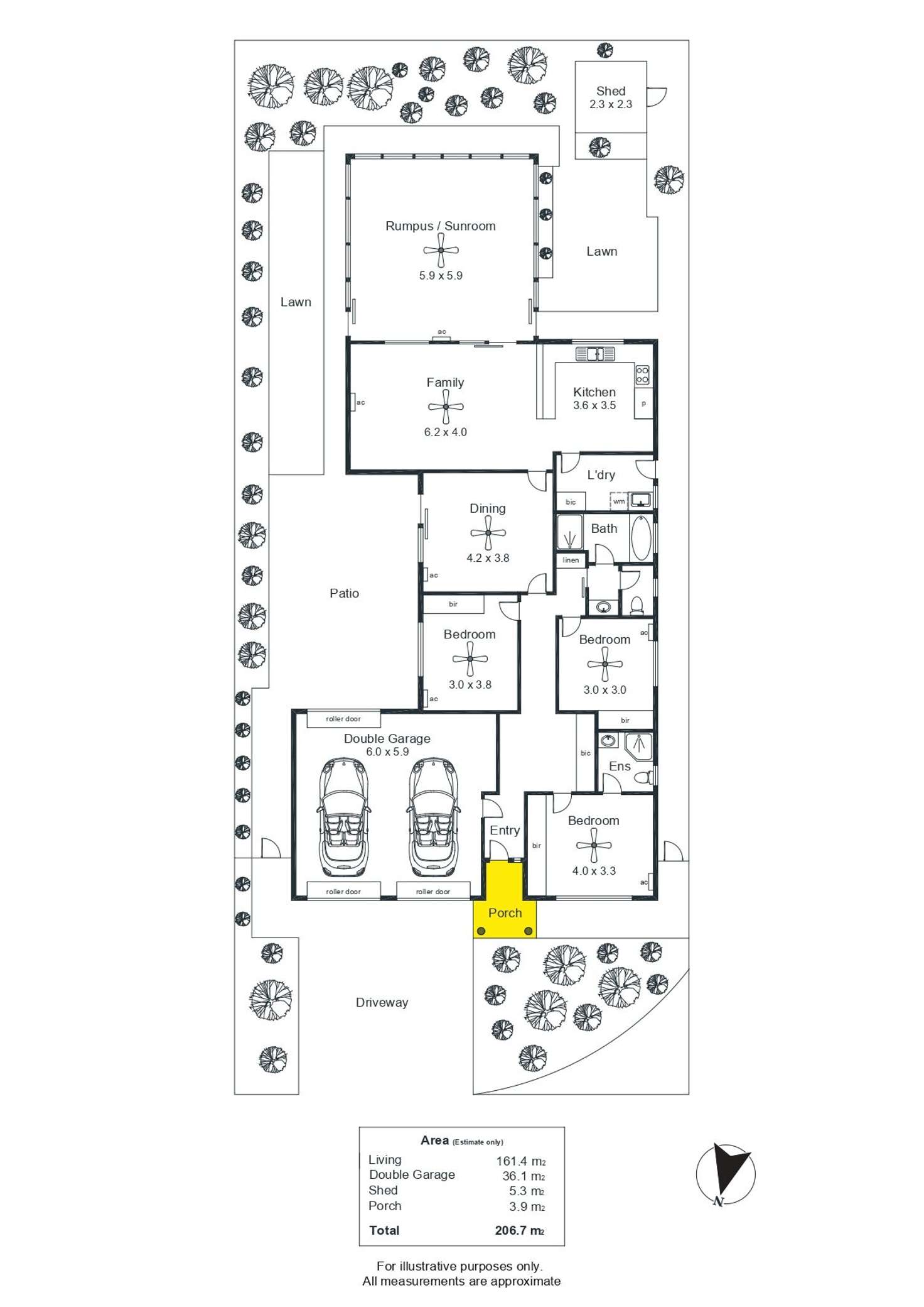 Floorplan of Homely house listing, 24 Kensington Street, Clovelly Park SA 5042