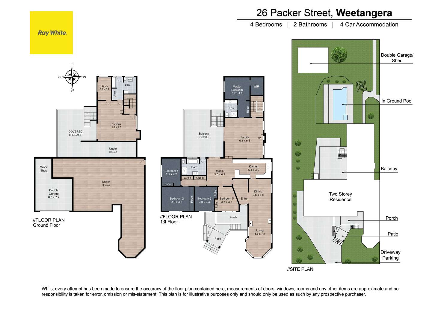 Floorplan of Homely house listing, 26 Packer Street, Weetangera ACT 2614