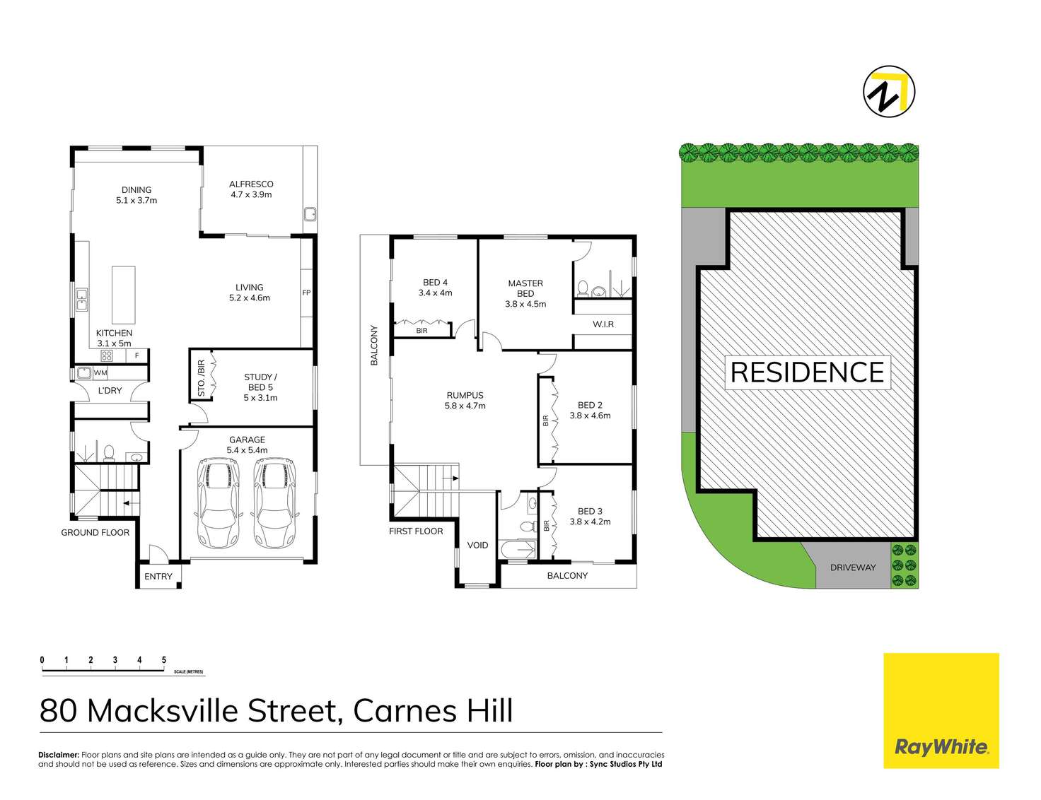 Floorplan of Homely house listing, 80 Macksville Street, Carnes Hill NSW 2171