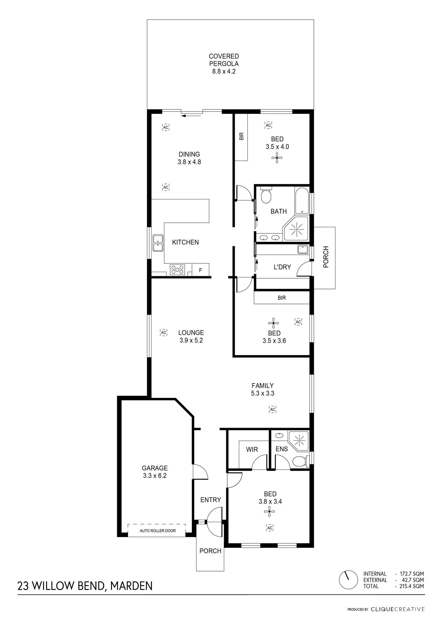 Floorplan of Homely house listing, 23 Willow Bend, Marden SA 5070