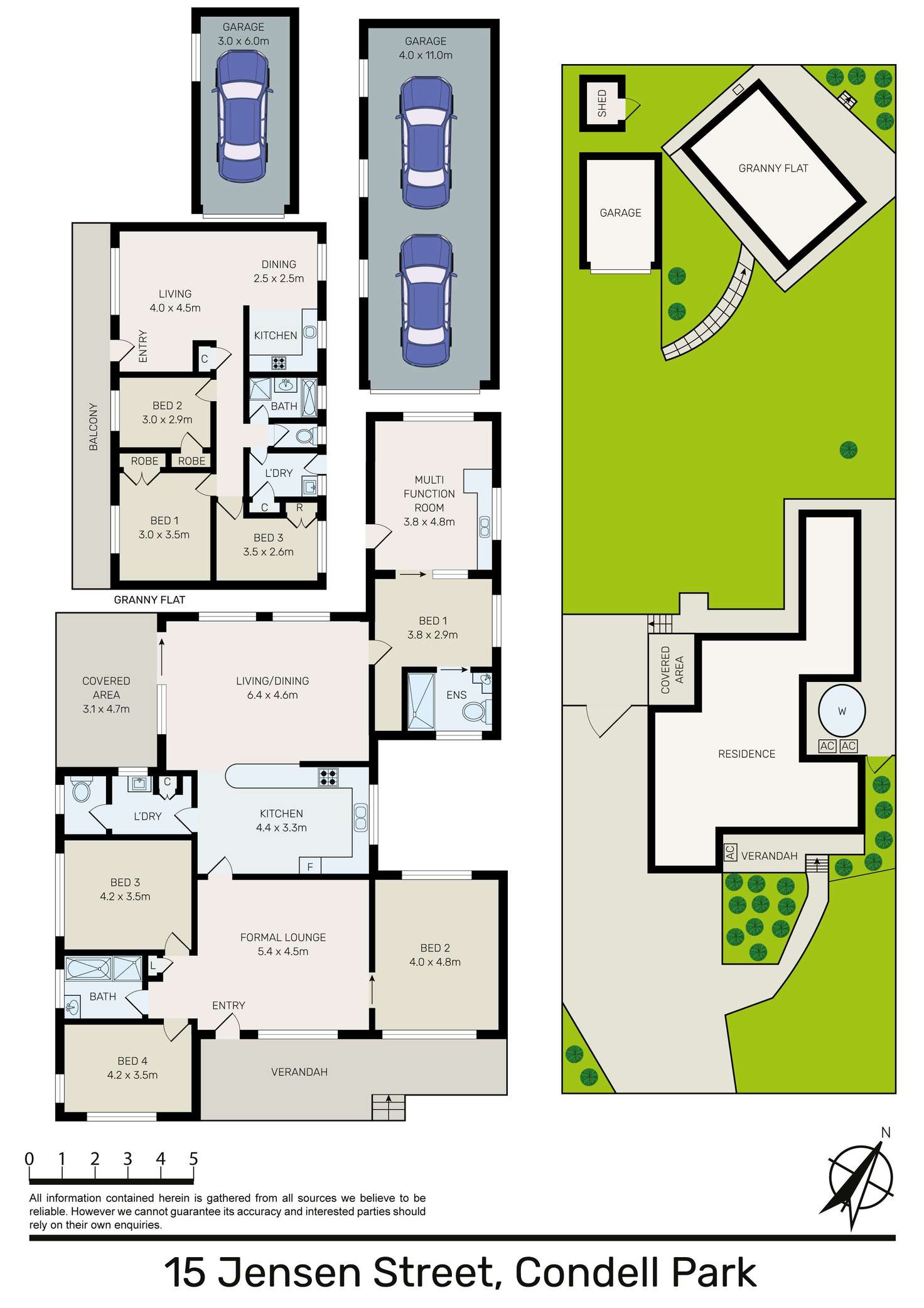 Floorplan of Homely house listing, 15 Jensen Street, Condell Park NSW 2200