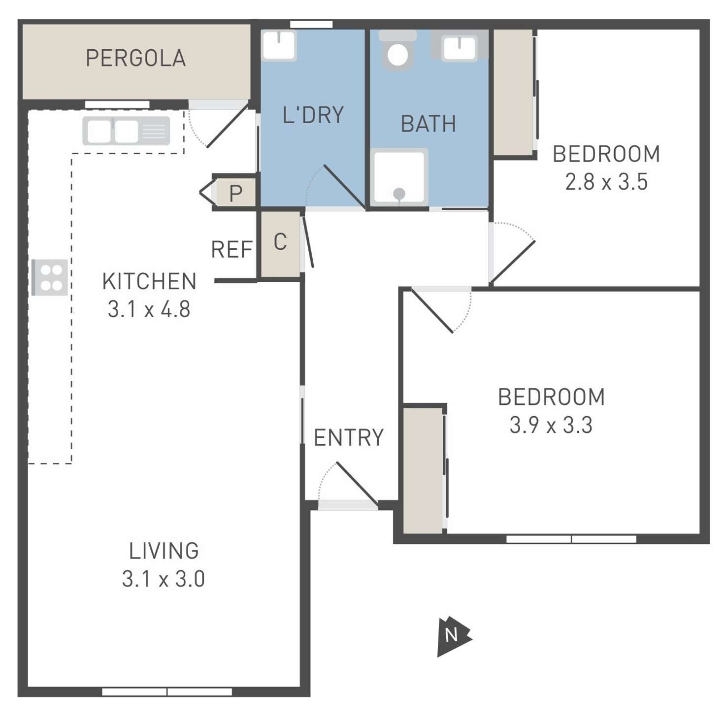 Floorplan of Homely other listing, 7/22-26 Glen Street, Werribee VIC 3030