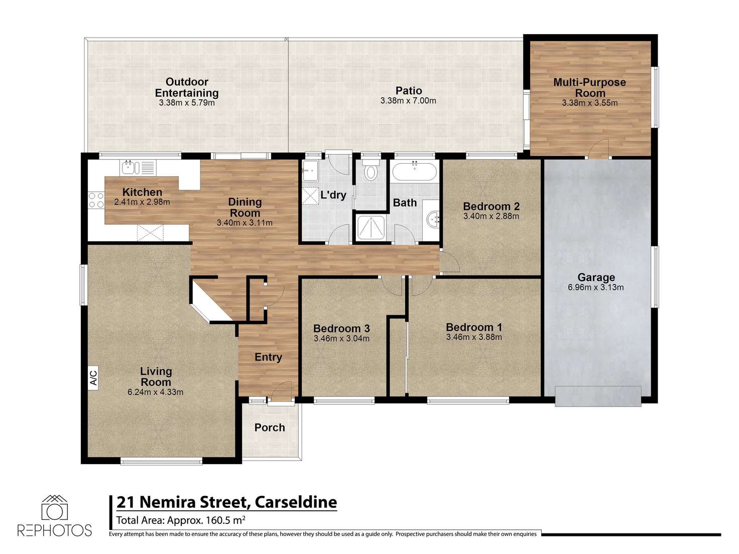 Floorplan of Homely house listing, 21 Nemira Street, Carseldine QLD 4034