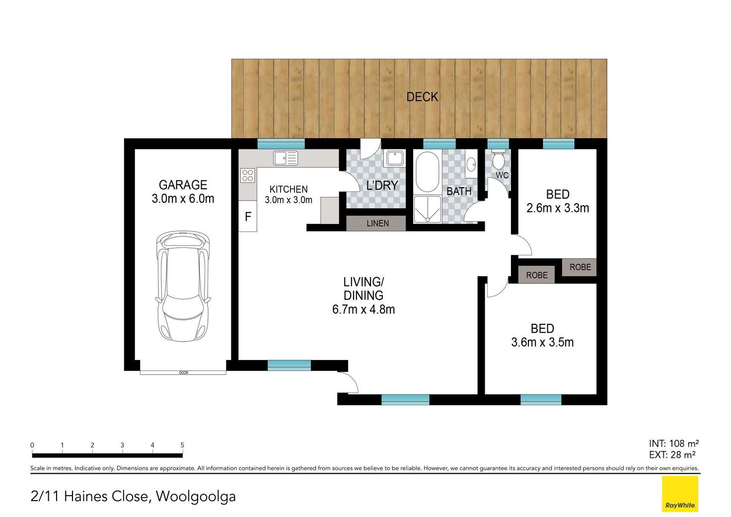 Floorplan of Homely house listing, 2/11 Haines Close, Woolgoolga NSW 2456