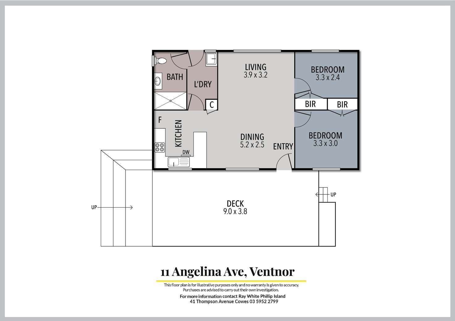 Floorplan of Homely house listing, 11 Angelina Avenue, Ventnor VIC 3922