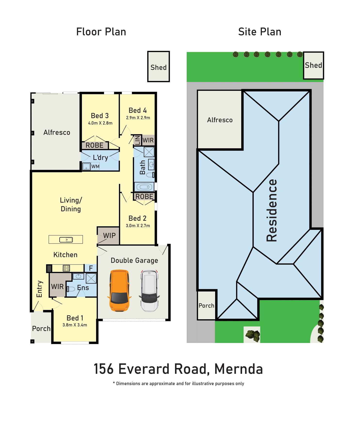 Floorplan of Homely house listing, 156 Everard Road, Mernda VIC 3754
