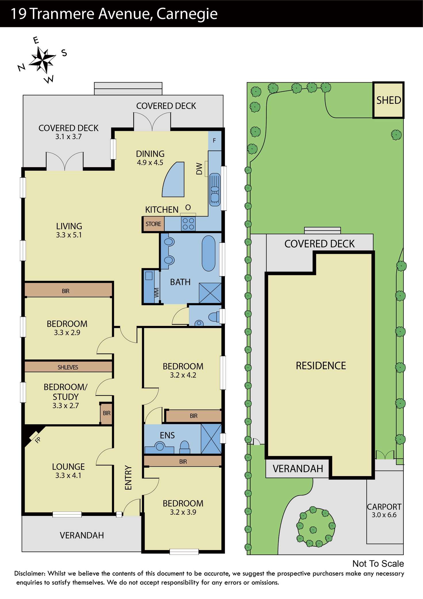 Floorplan of Homely house listing, 19 Tranmere Avenue, Carnegie VIC 3163