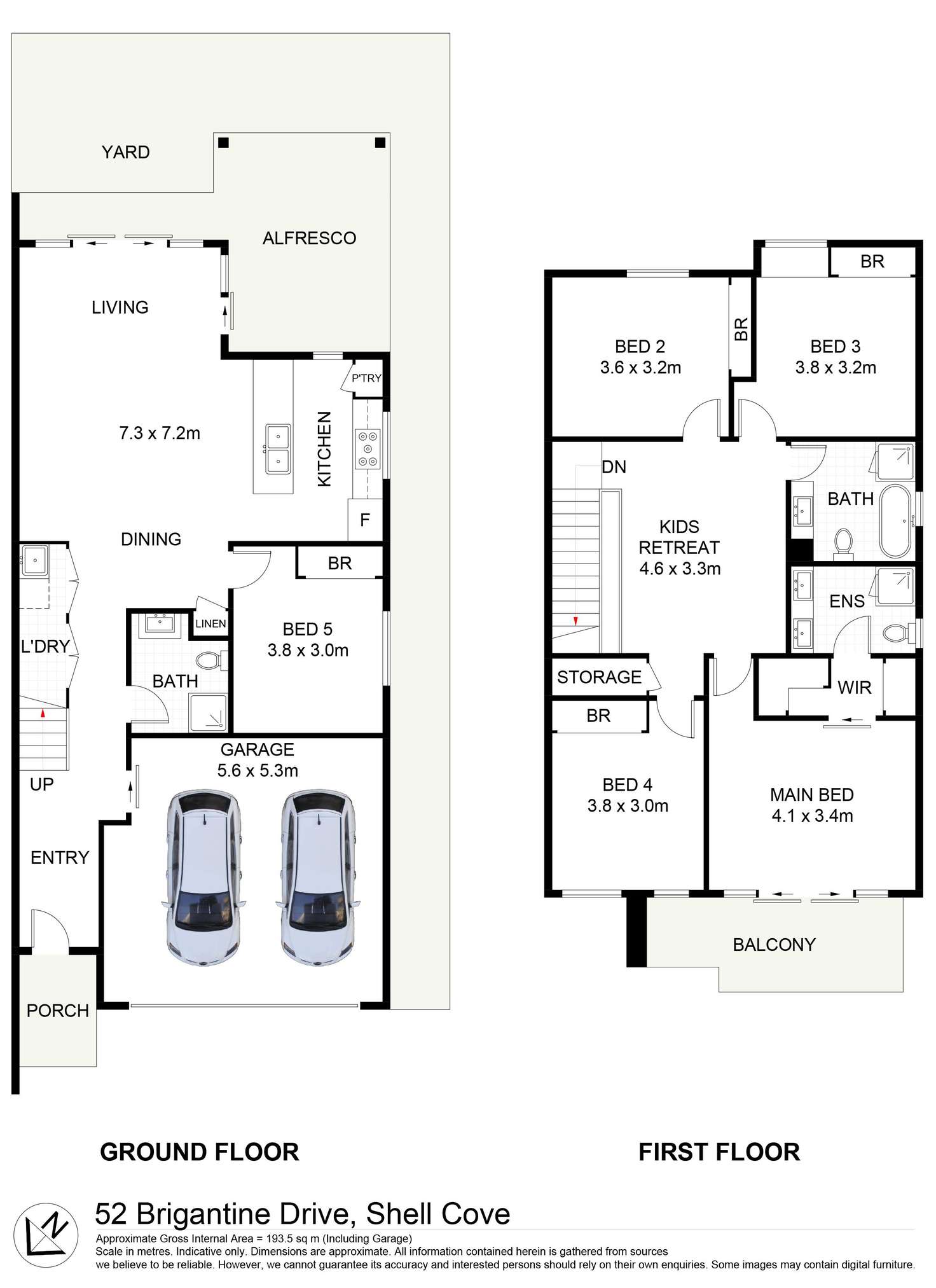 Floorplan of Homely house listing, 52 Brigantine Drive, Shell Cove NSW 2529
