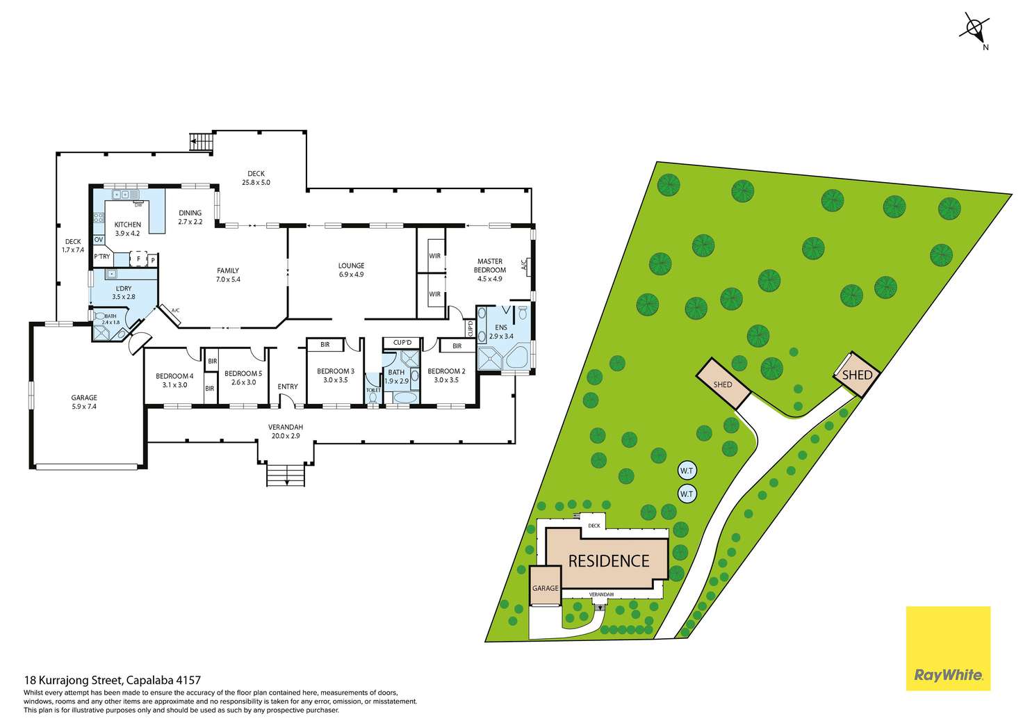 Floorplan of Homely acreageSemiRural listing, 18 Kurrajong Street, Capalaba QLD 4157