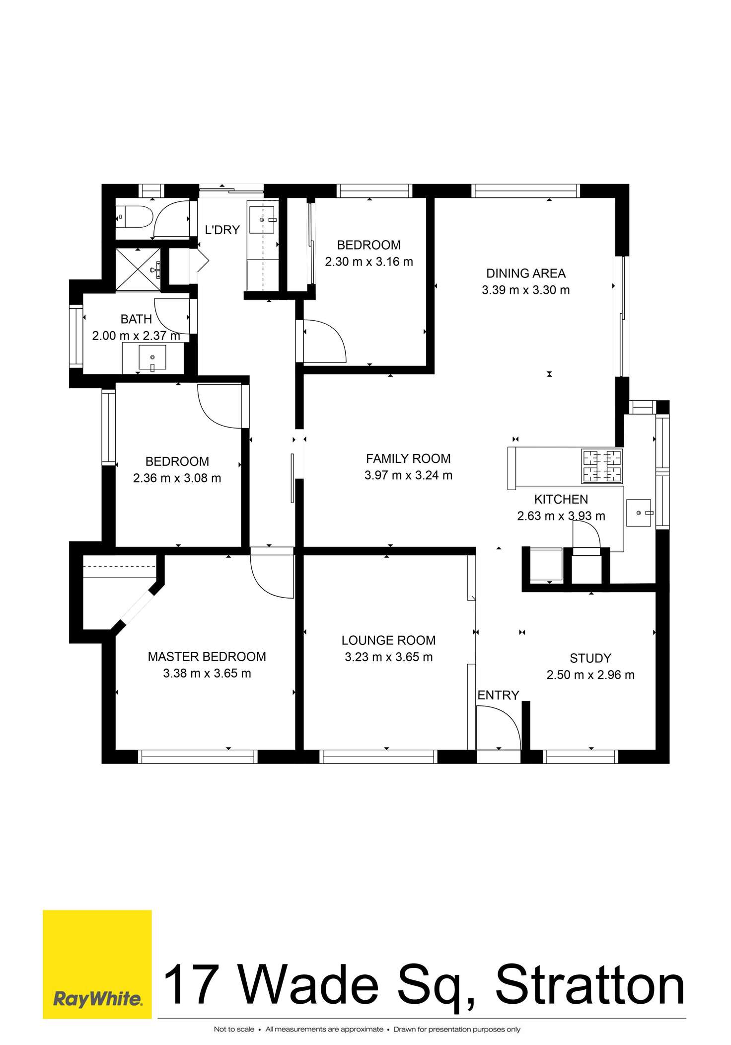 Floorplan of Homely house listing, 17 Wade Square, Stratton WA 6056