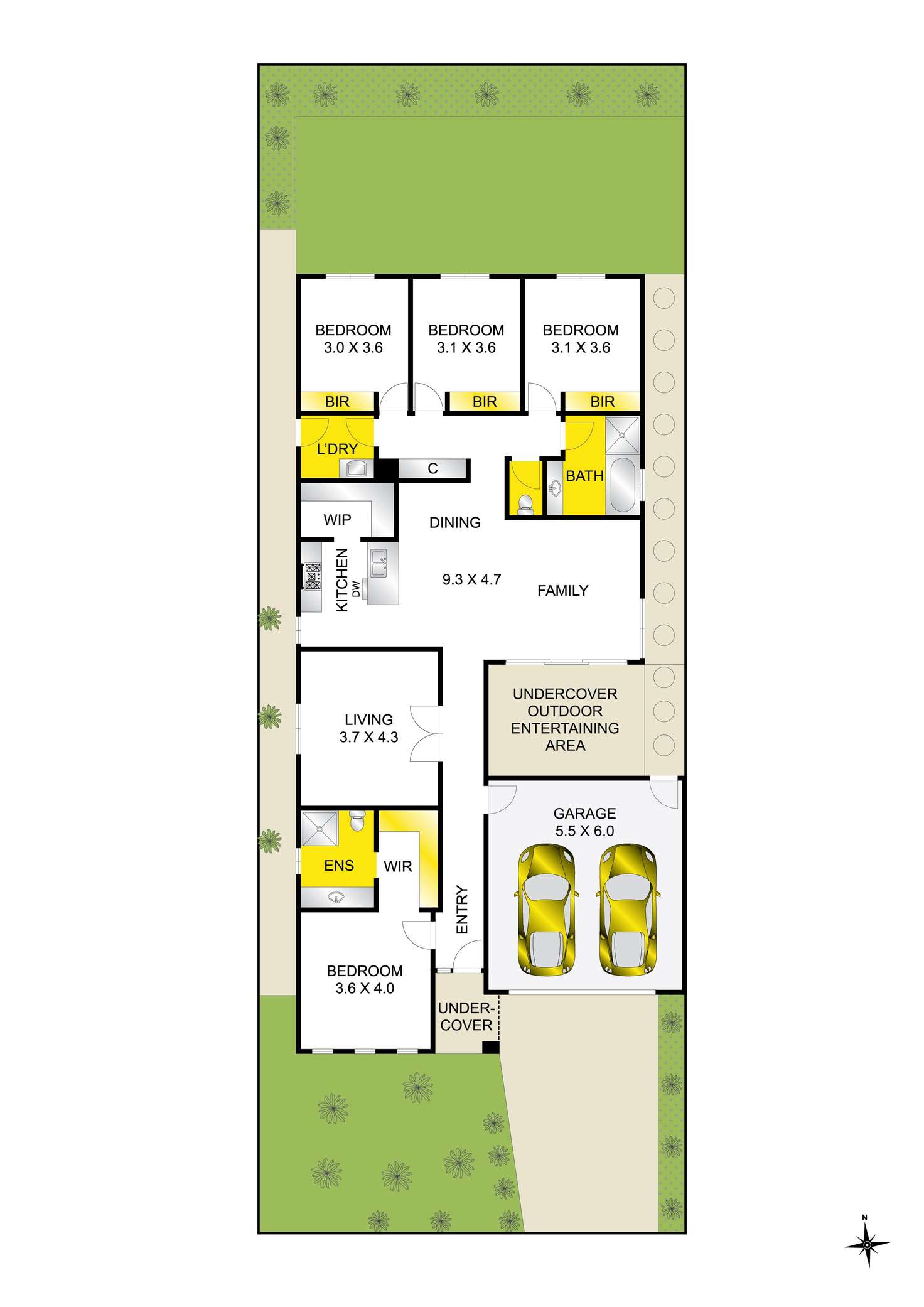 Floorplan of Homely house listing, 55 Noosa Circuit, Armstrong Creek VIC 3217