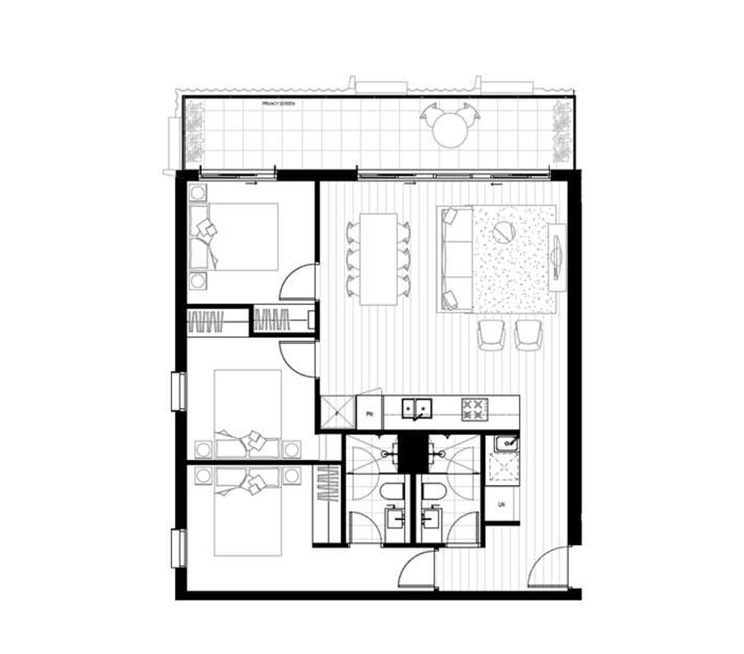 Floorplan of Homely apartment listing, 201/11 Bent Street, Bentleigh VIC 3204