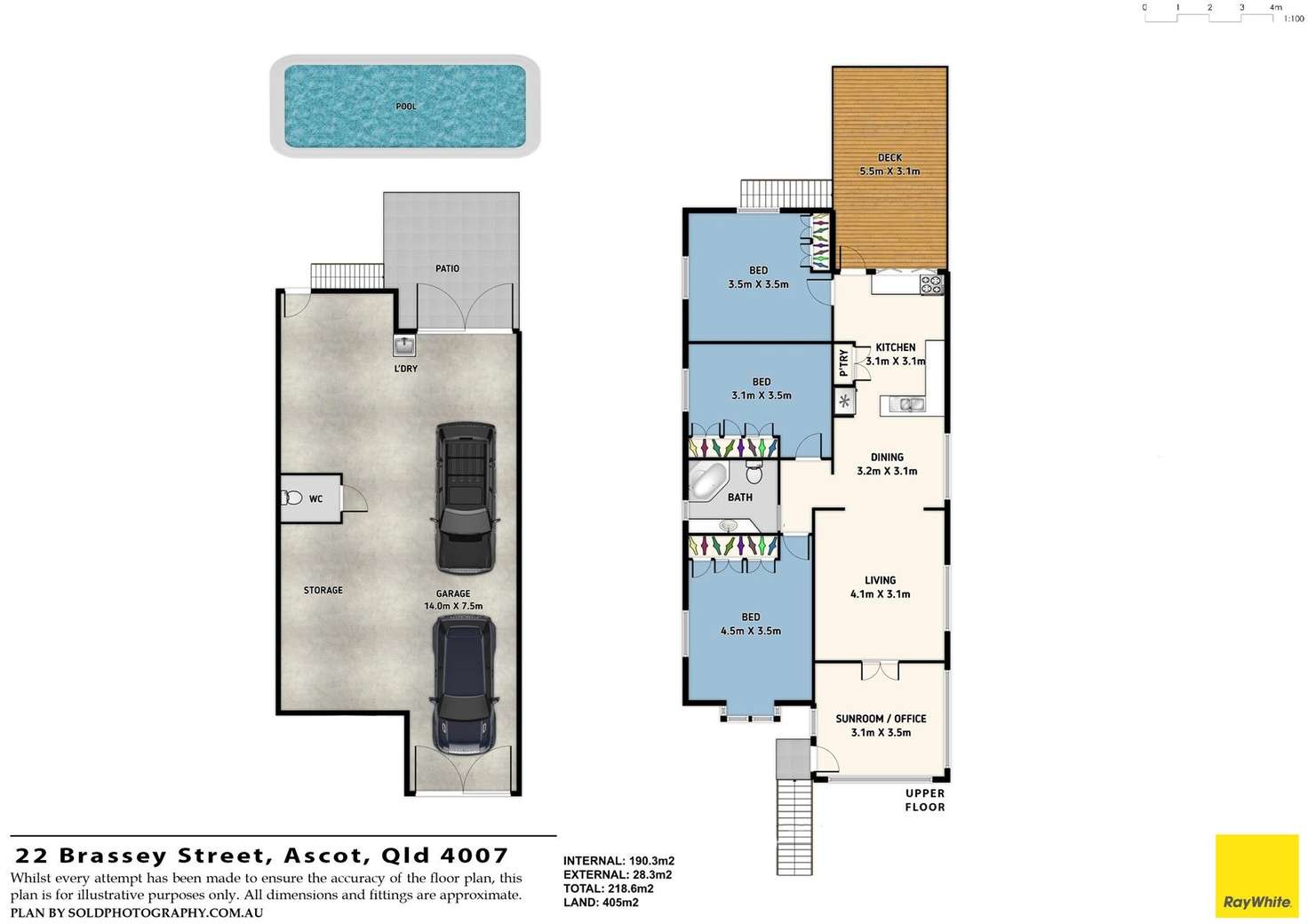 Floorplan of Homely house listing, 22 Brassey Street, Ascot QLD 4007