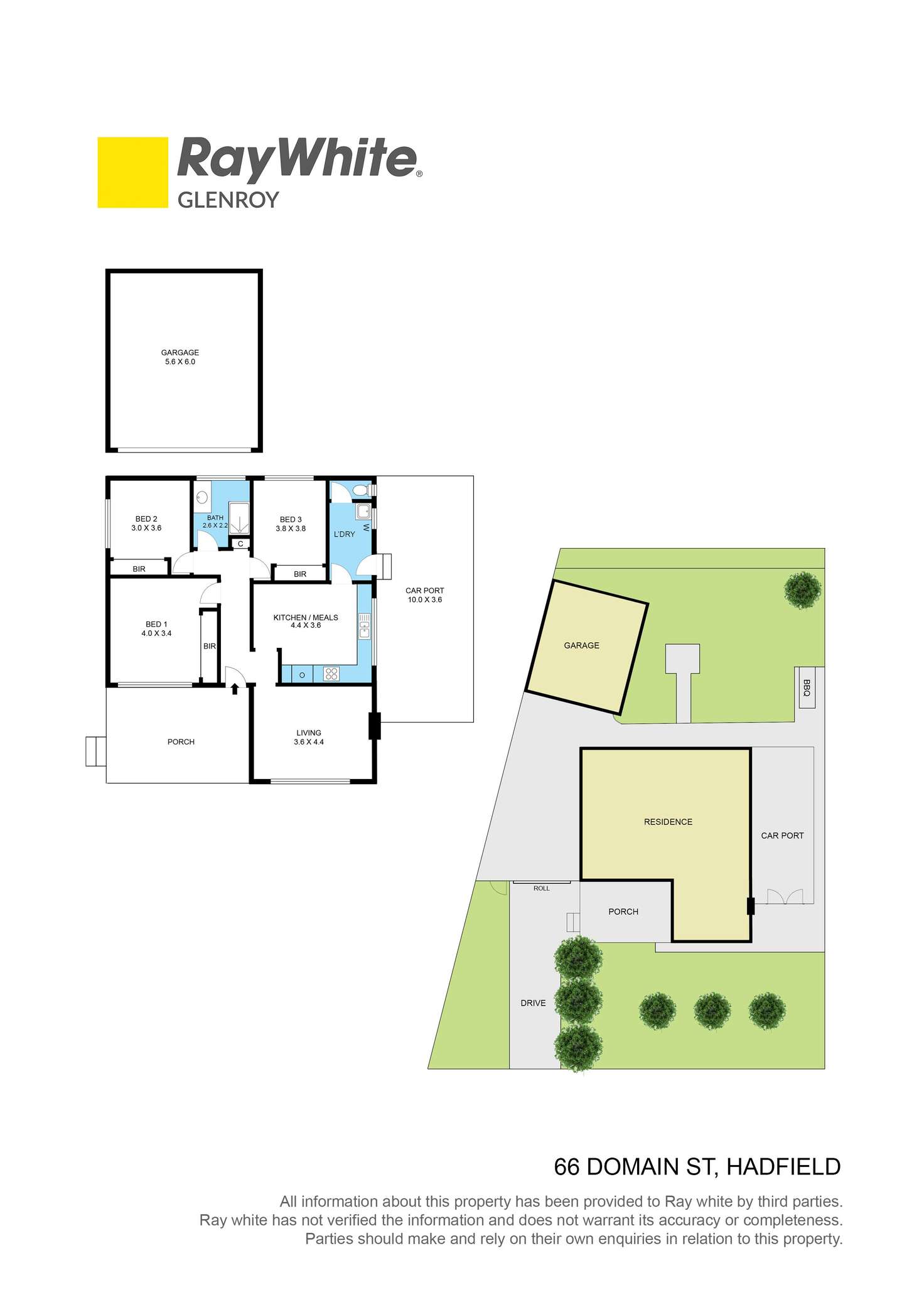 Floorplan of Homely house listing, 66 Domain Street, Hadfield VIC 3046