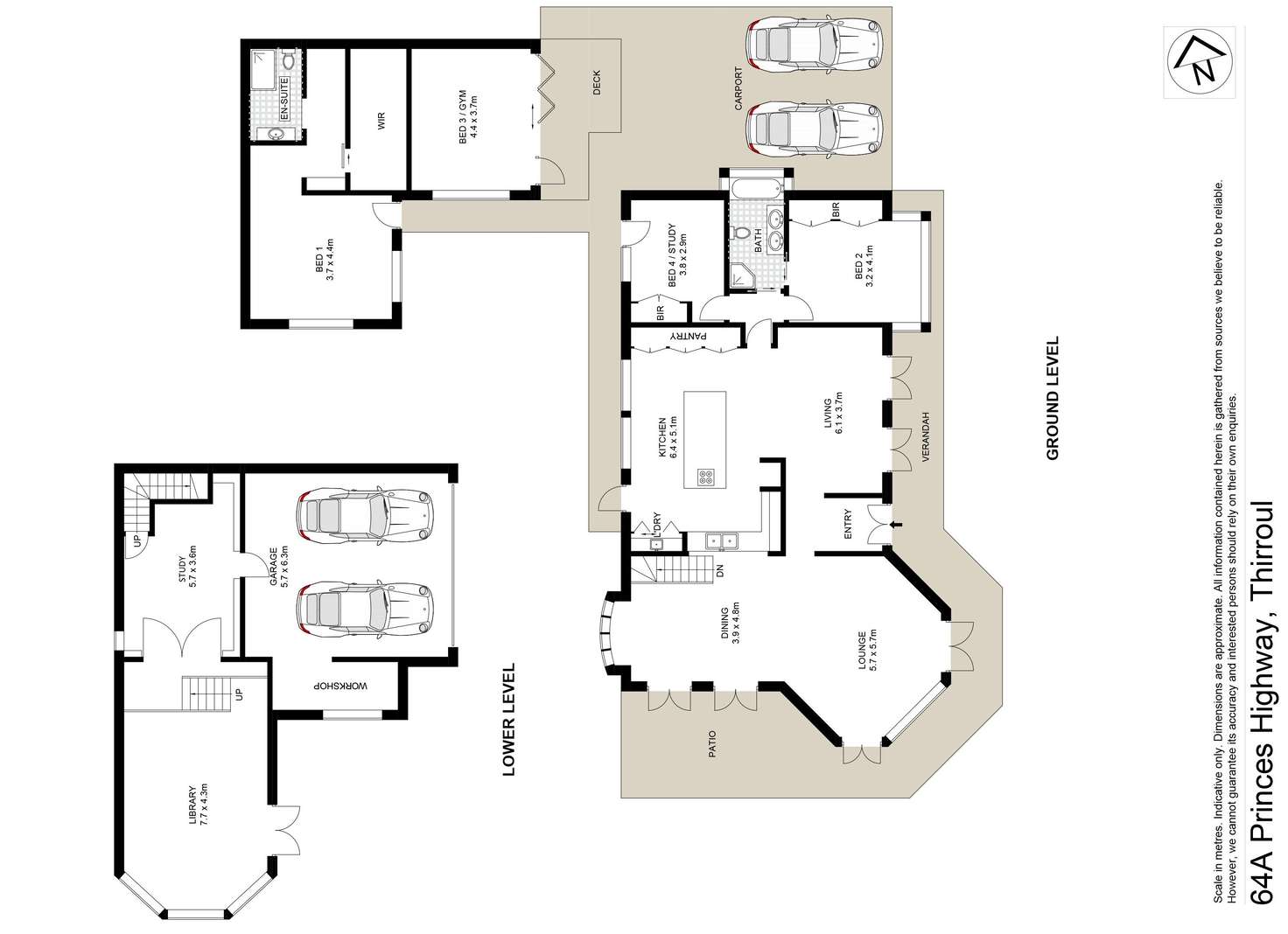 Floorplan of Homely house listing, 64A Princes Highway, Thirroul NSW 2515