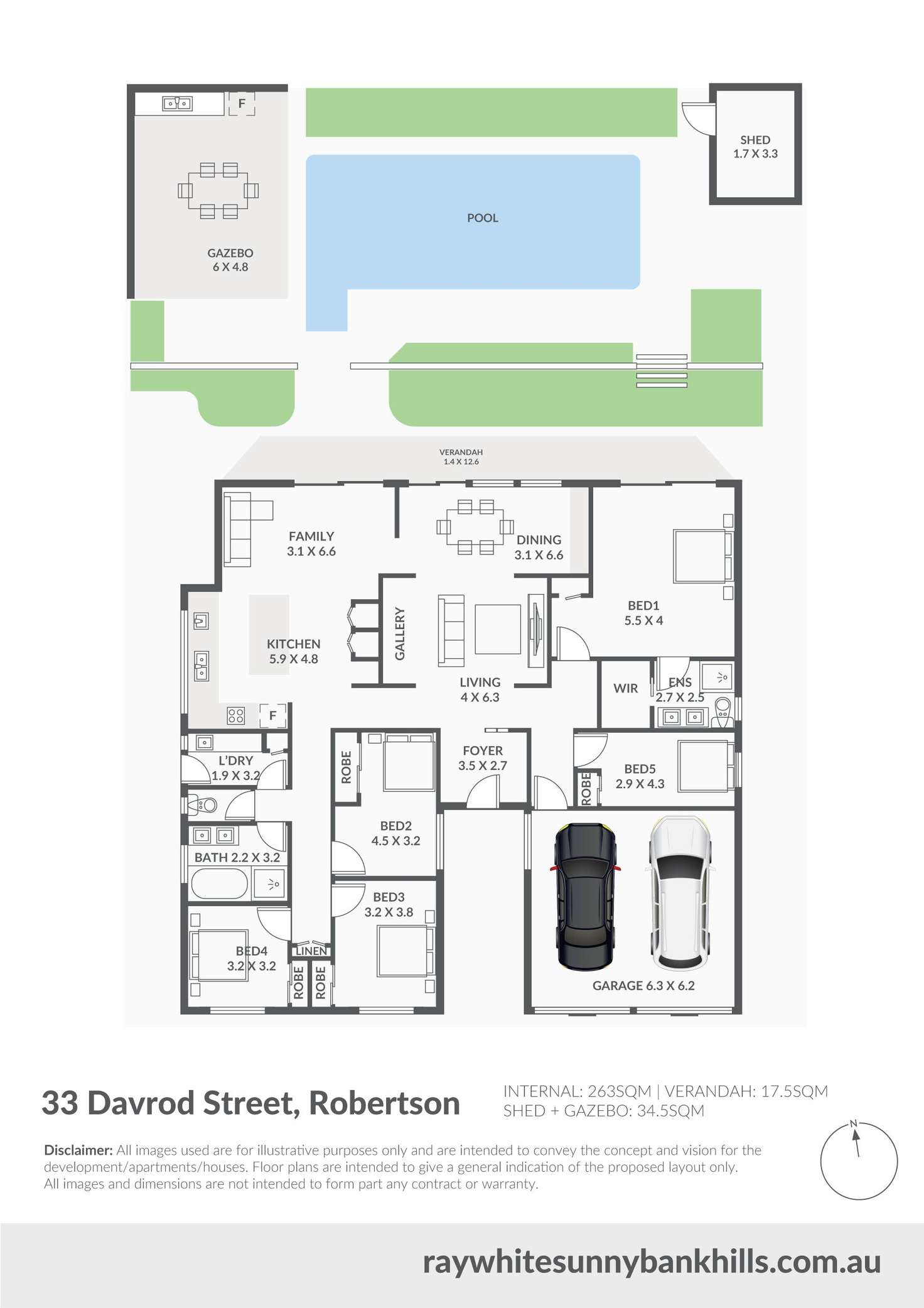 Floorplan of Homely house listing, 33 Davrod Street, Robertson QLD 4109