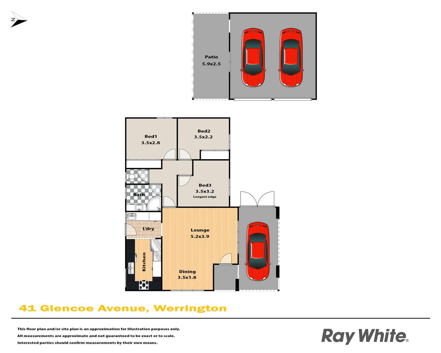 Floorplan of Homely house listing, 41 Glencoe Avenue, Werrington County NSW 2747
