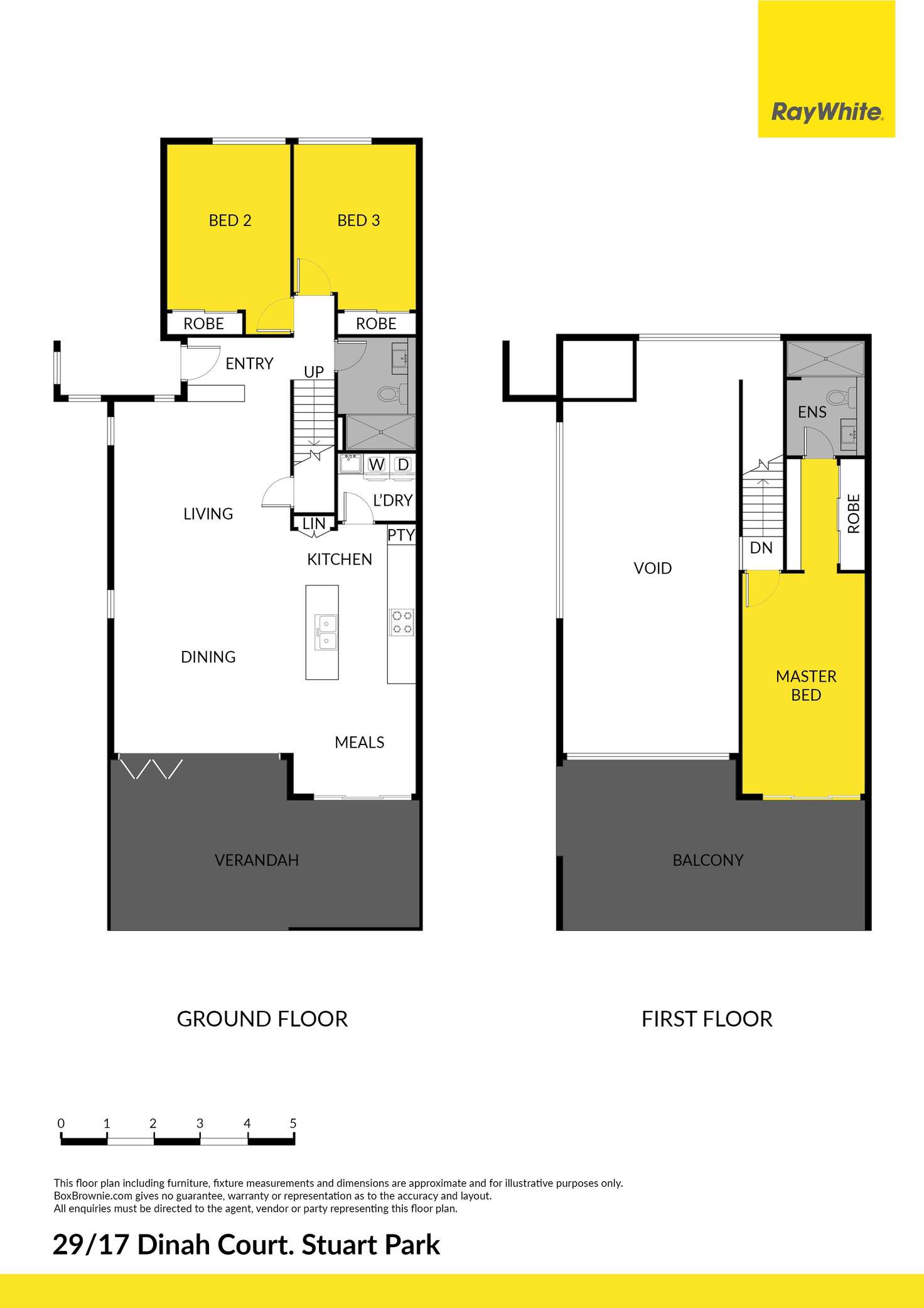 Floorplan of Homely apartment listing, 29/17 Dinah Court, Stuart Park NT 820