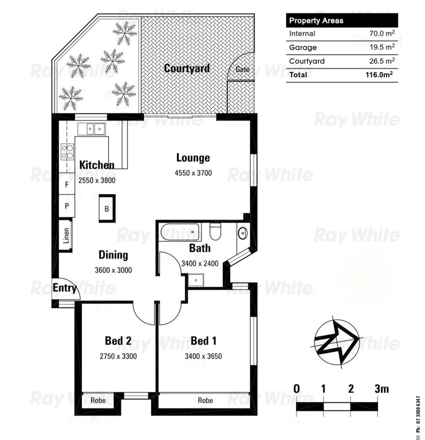 Floorplan of Homely unit listing, 4/1 Haig Street, Clayfield QLD 4011